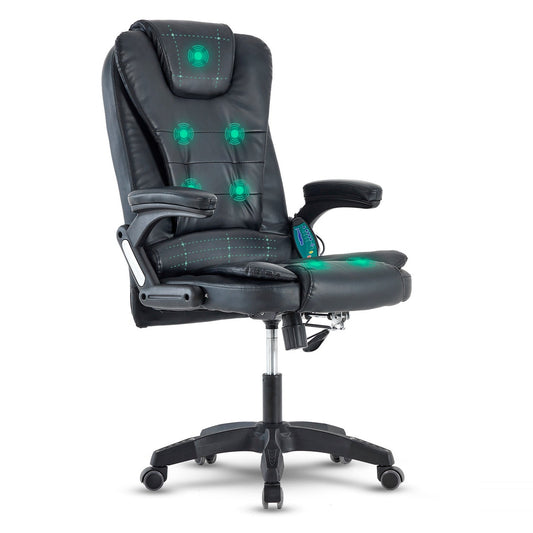 Silla de Oficina Ergonómica Masajeadora con Control Remoto