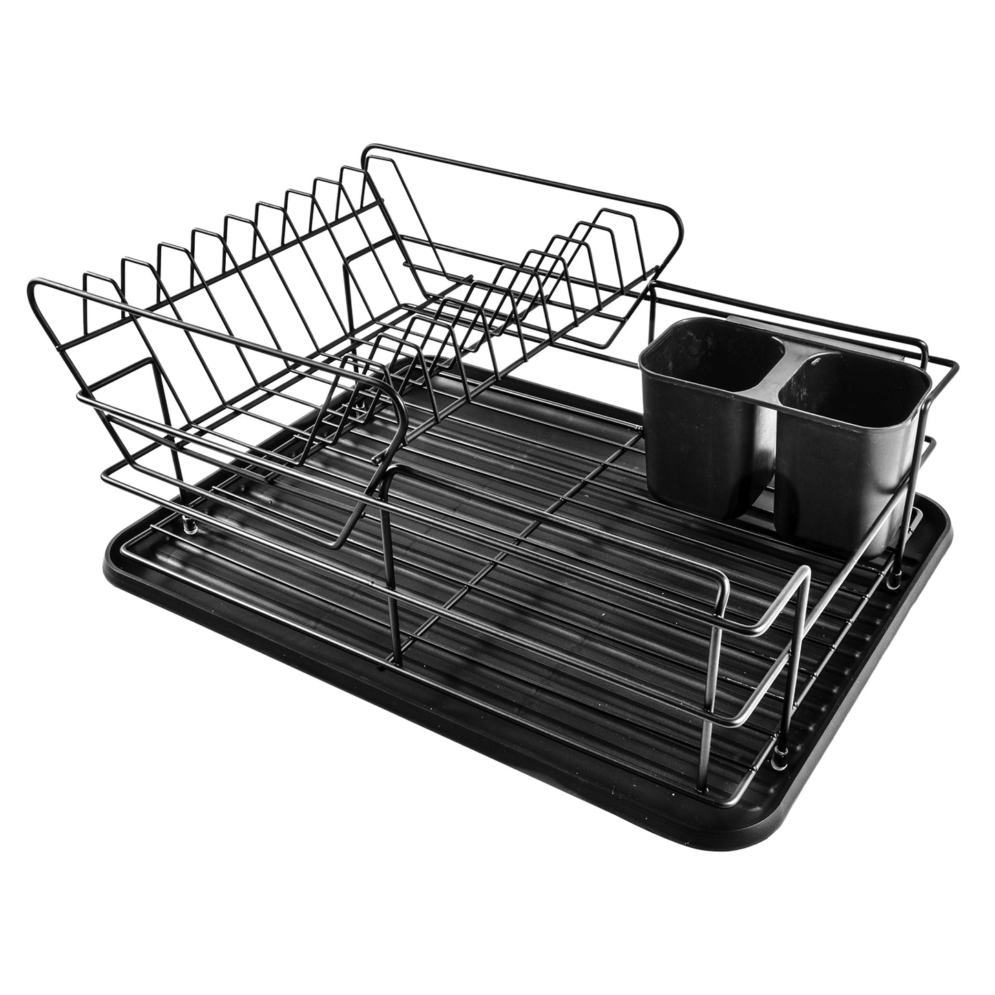 Escurridor de Platos Áncora de Acero con Cesta para Cubiertos