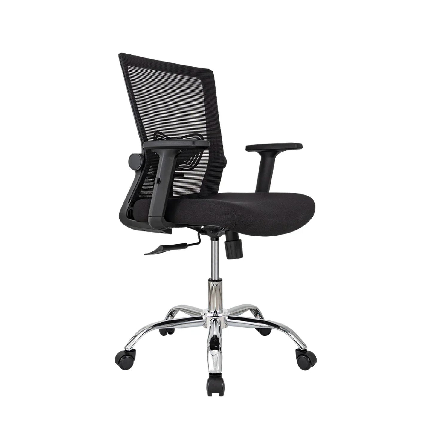 Combo Escritorio Escalonado + Silla de Oficina Delphi Negra