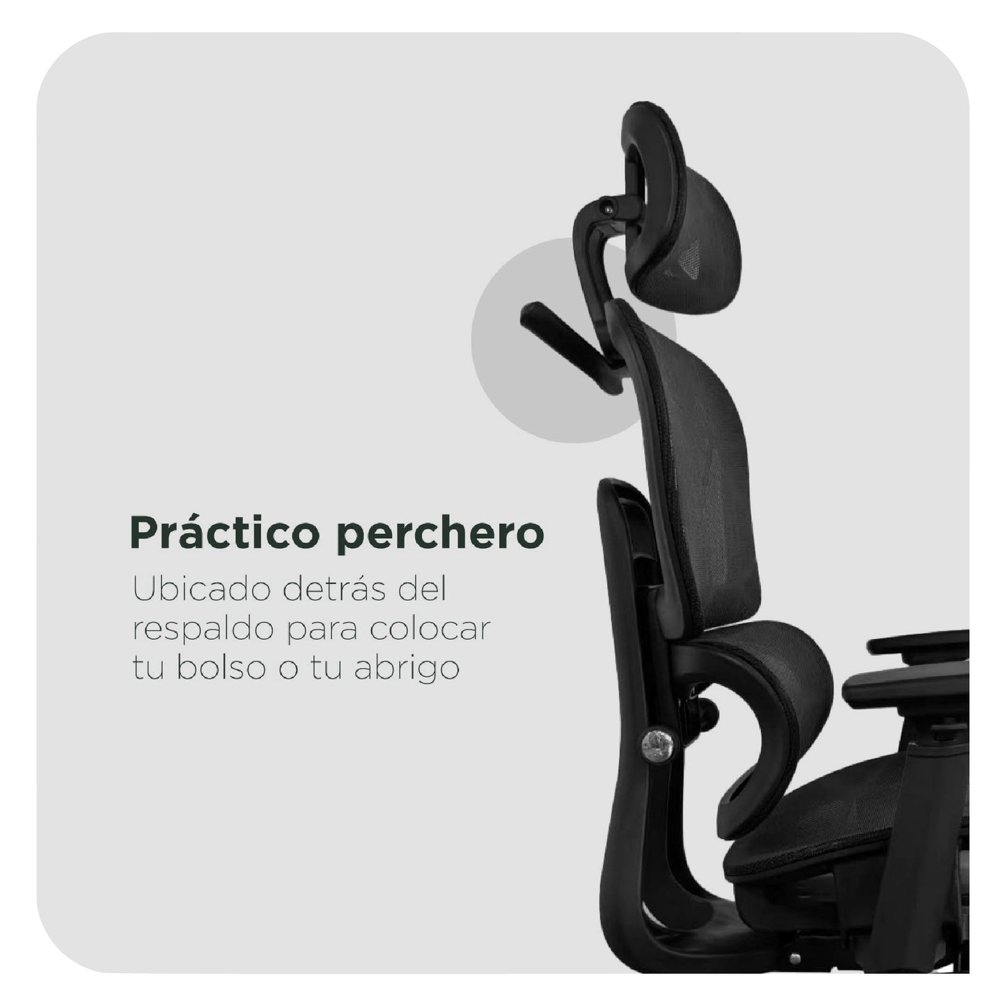 Silla de Oficina Ergonomica con Descansapies