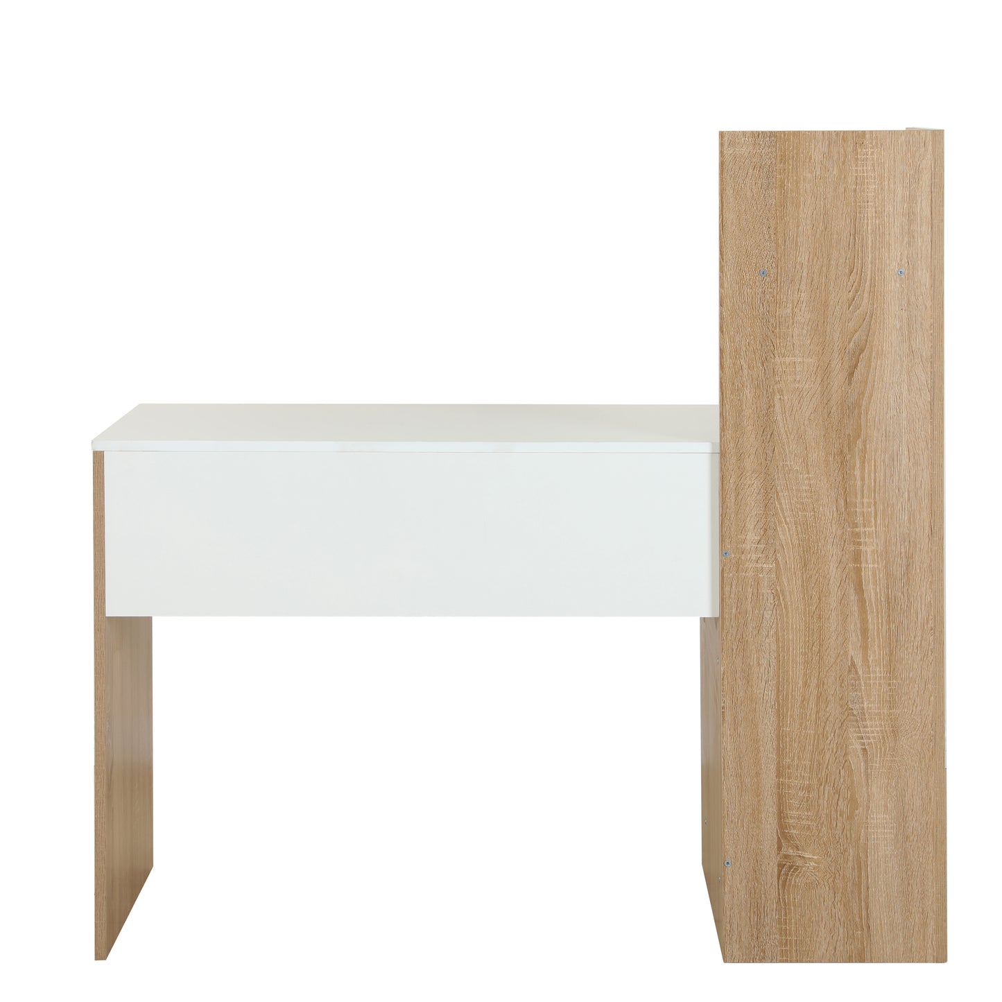 Escritorio Nórdico con Librero Incorporado