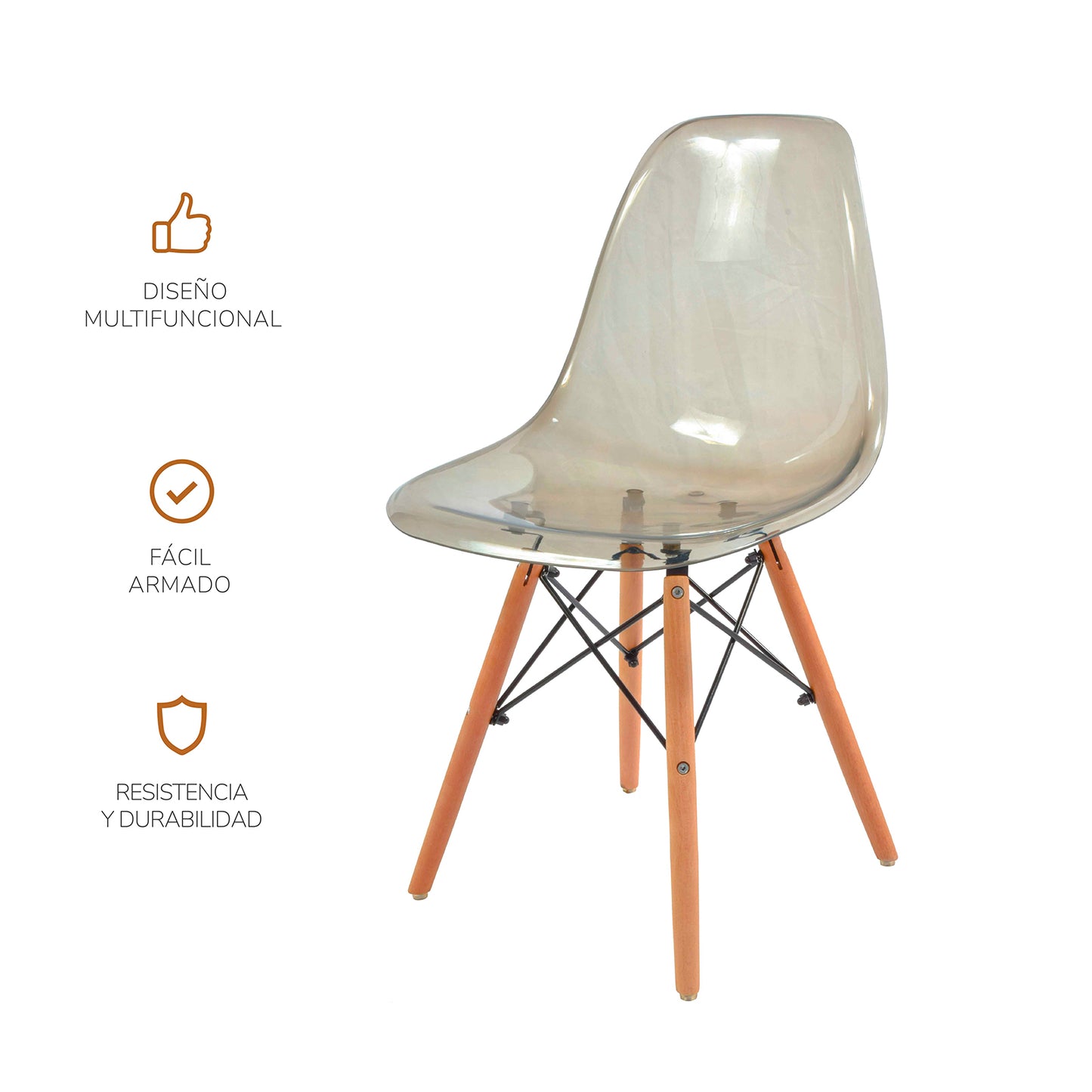 Silla de Comedor Ahu-Mallorca Tipo Eames
