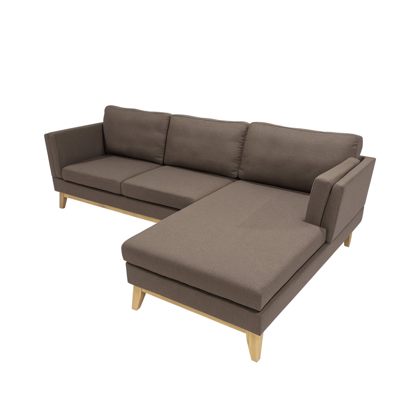 Sofá Modular 3 Plazas en L Albano Marrón