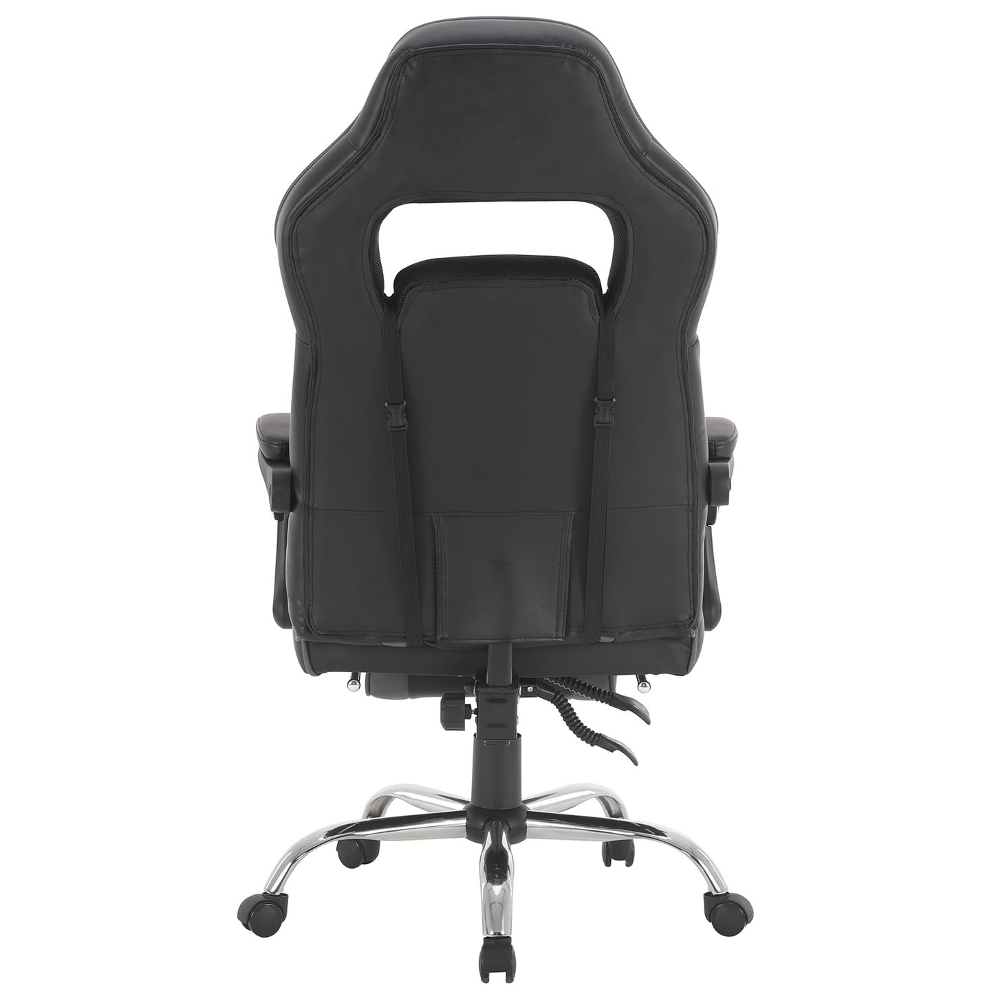 Silla Gamer Samus Reclinable con Descansapies Negra