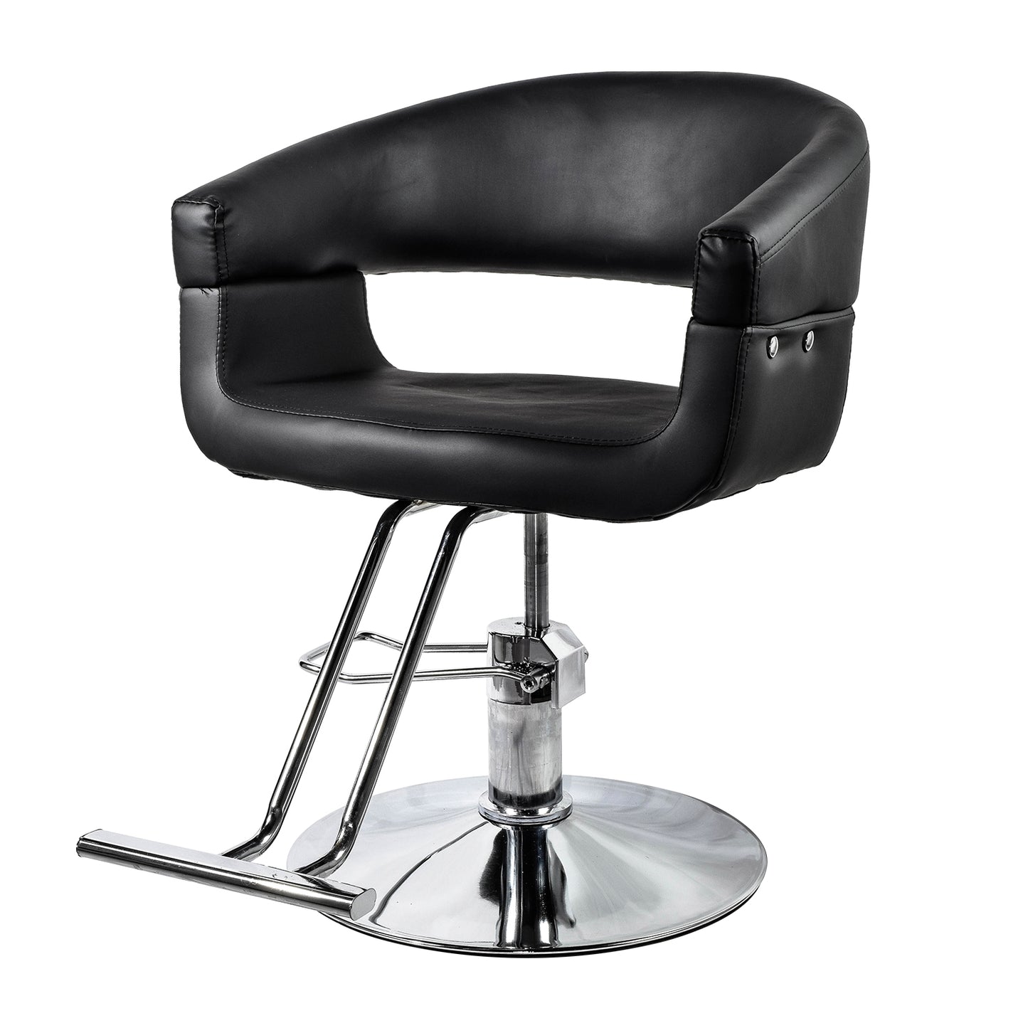 Silla de Barbería Welsh Con Descansapies Negra