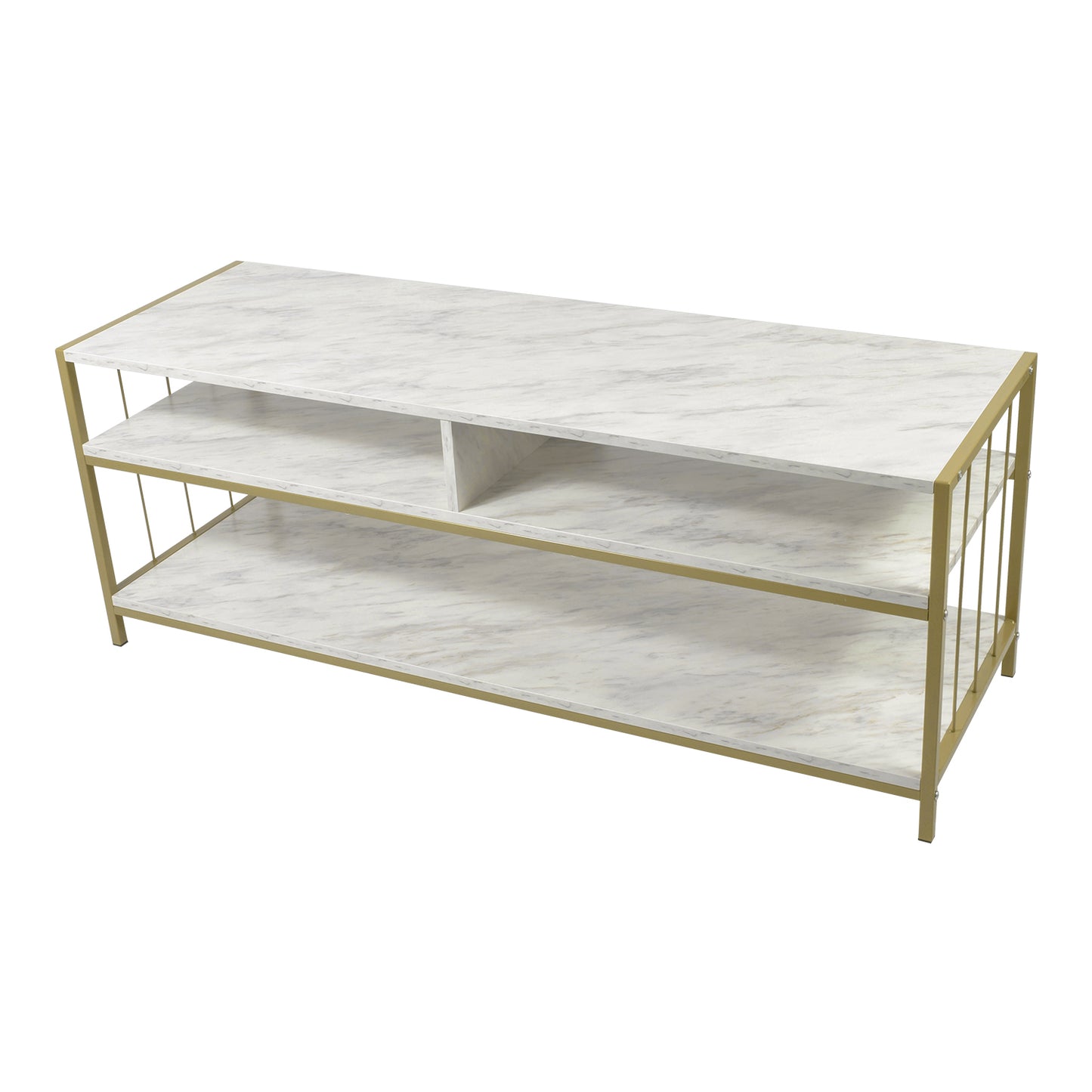 Mesa de Centro Kampala Estilo Mármol Blanca