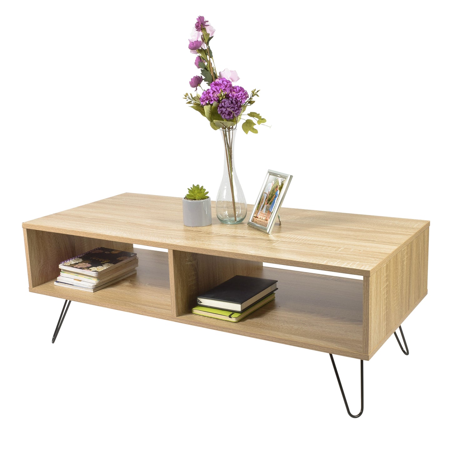 Mesa de Centro Cedro Minimalista Café
