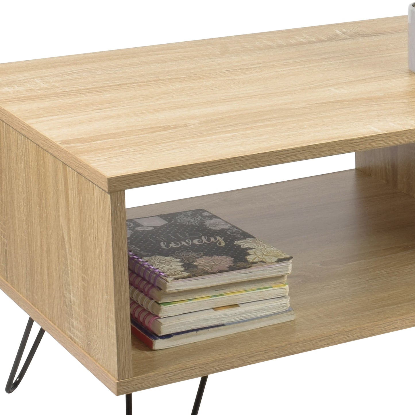 Mesa de Centro Cedro Minimalista Café