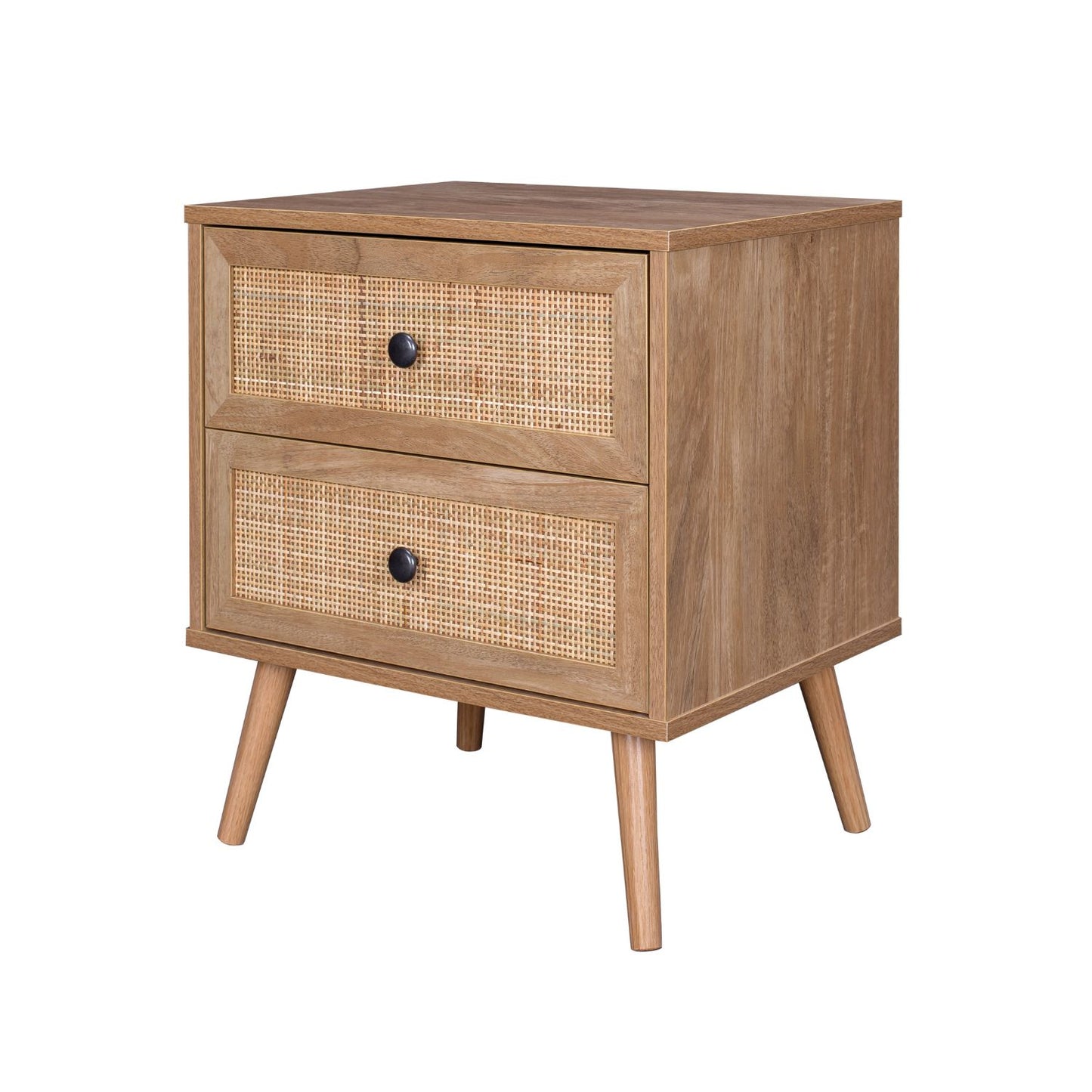 Buró con 2 Cajones de Ratán