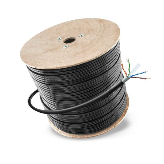 Bobina de Cable Utp Red Cat 6e Exterior Blindado Doble Forro