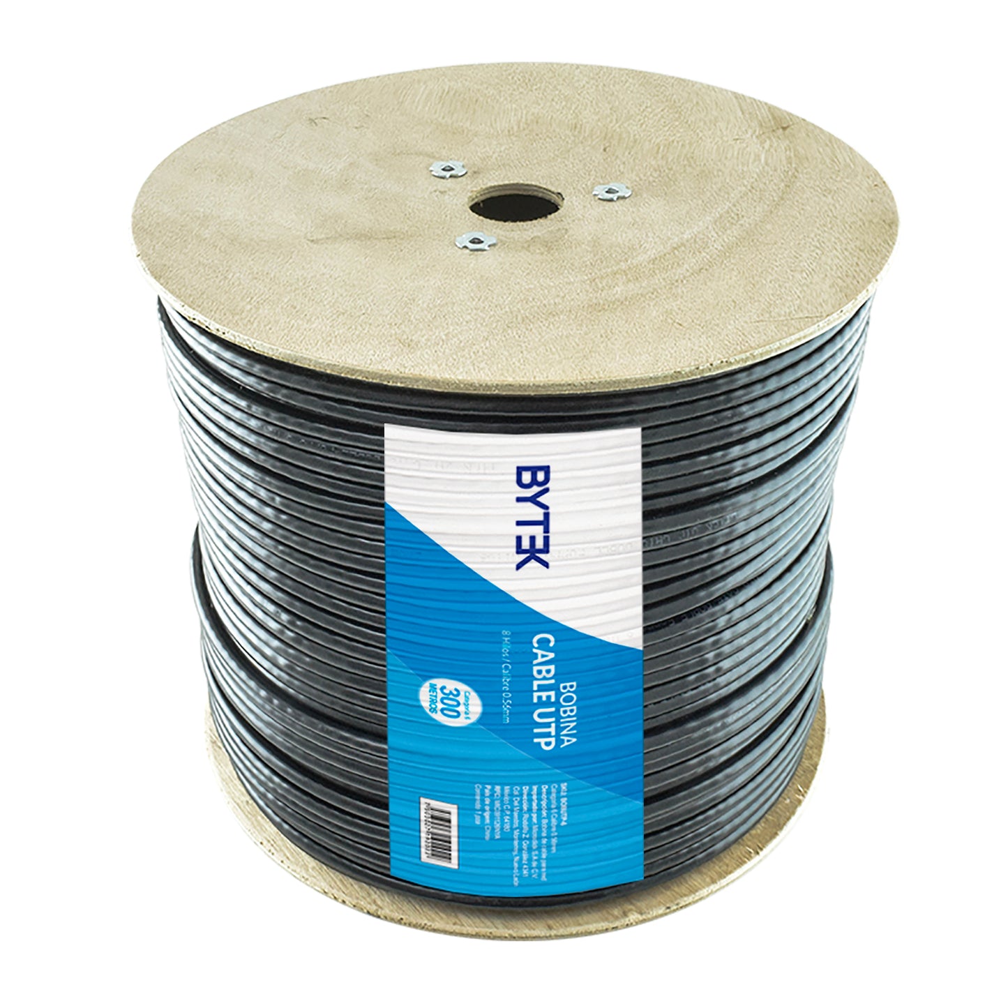 Bobina de Cable Utp Red Cat 6e Exterior Blindado Doble Forro