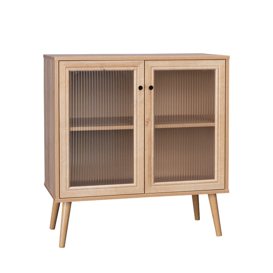 Credenza Bufetera con Puertas de Vidrio