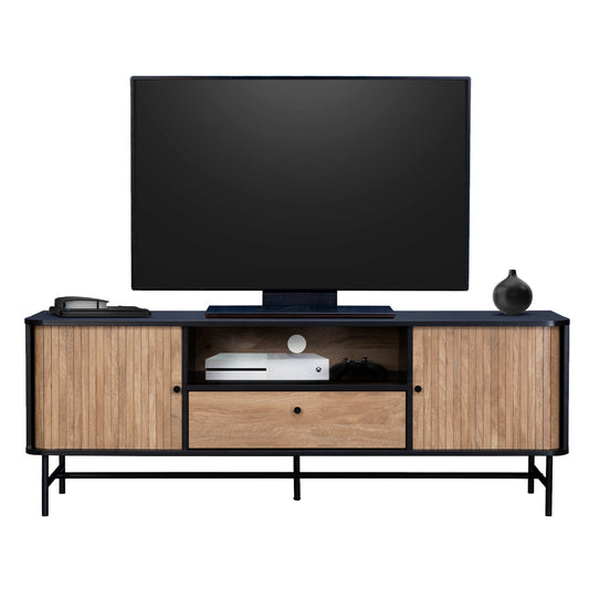Mueble de TV Moderno con Puertas Corredizas