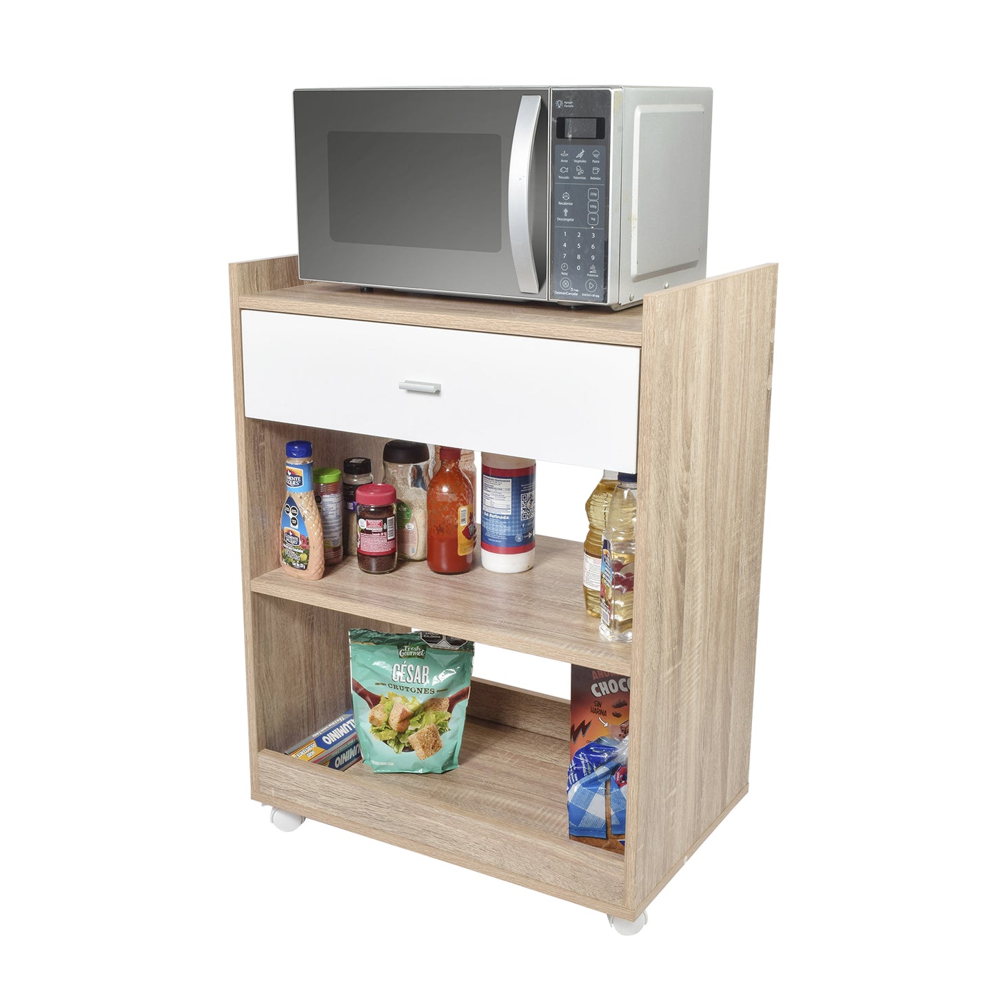 Organizador de Cocina Cinnamon con Estantes Café