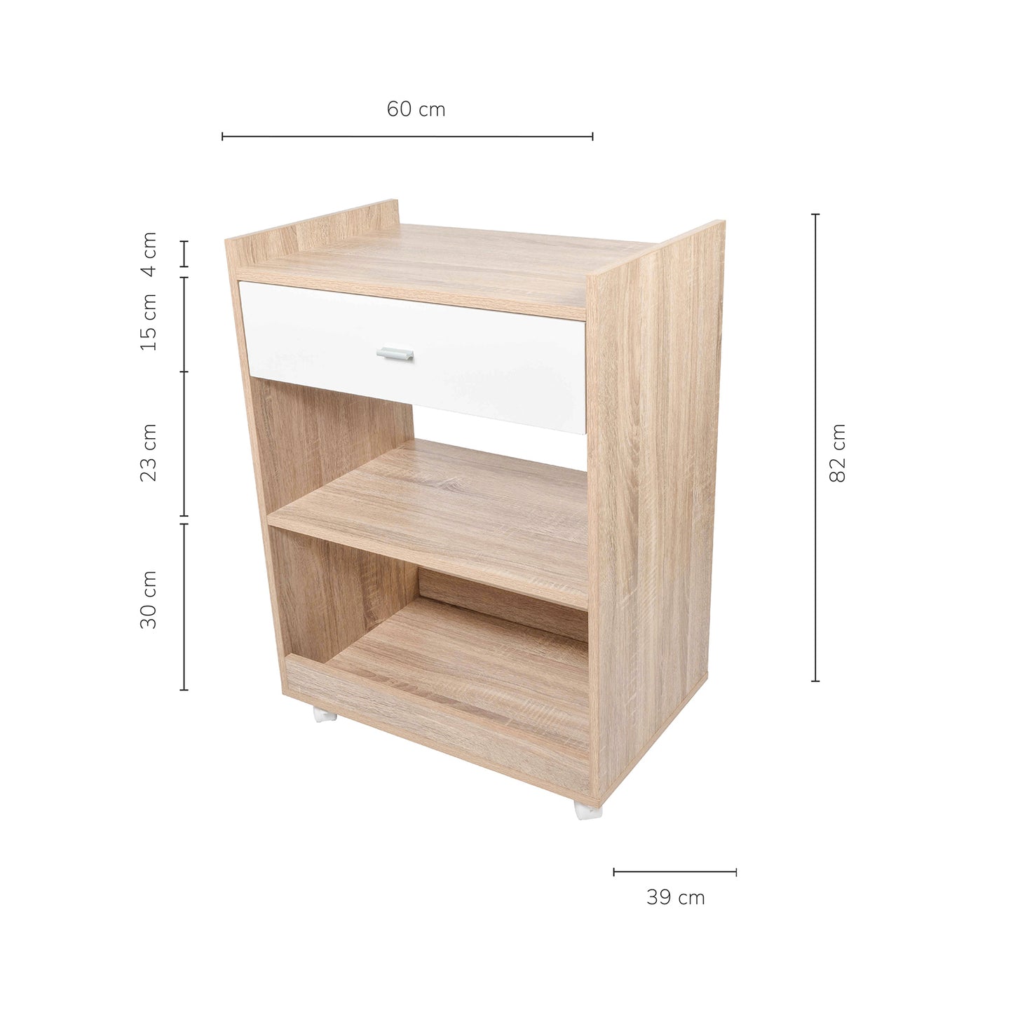 Organizador de Cocina Cinnamon con Estantes Café