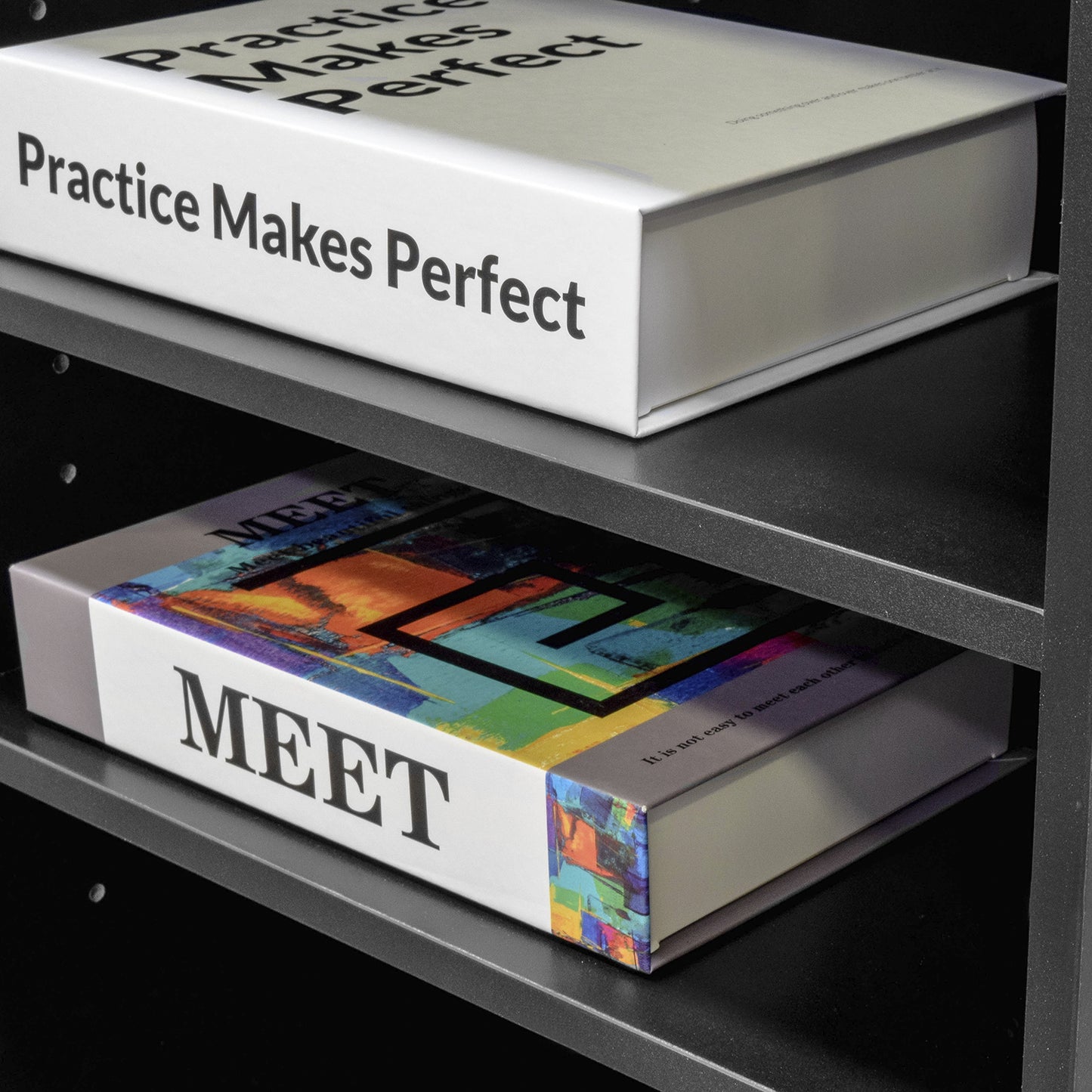 Escritorio con Entrepaño y Estantes Laterales