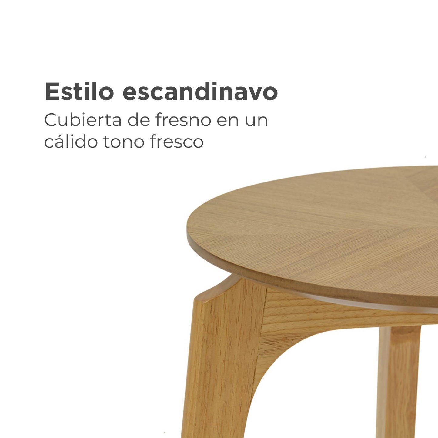 Mesa Auxiliar Bora Café Claro