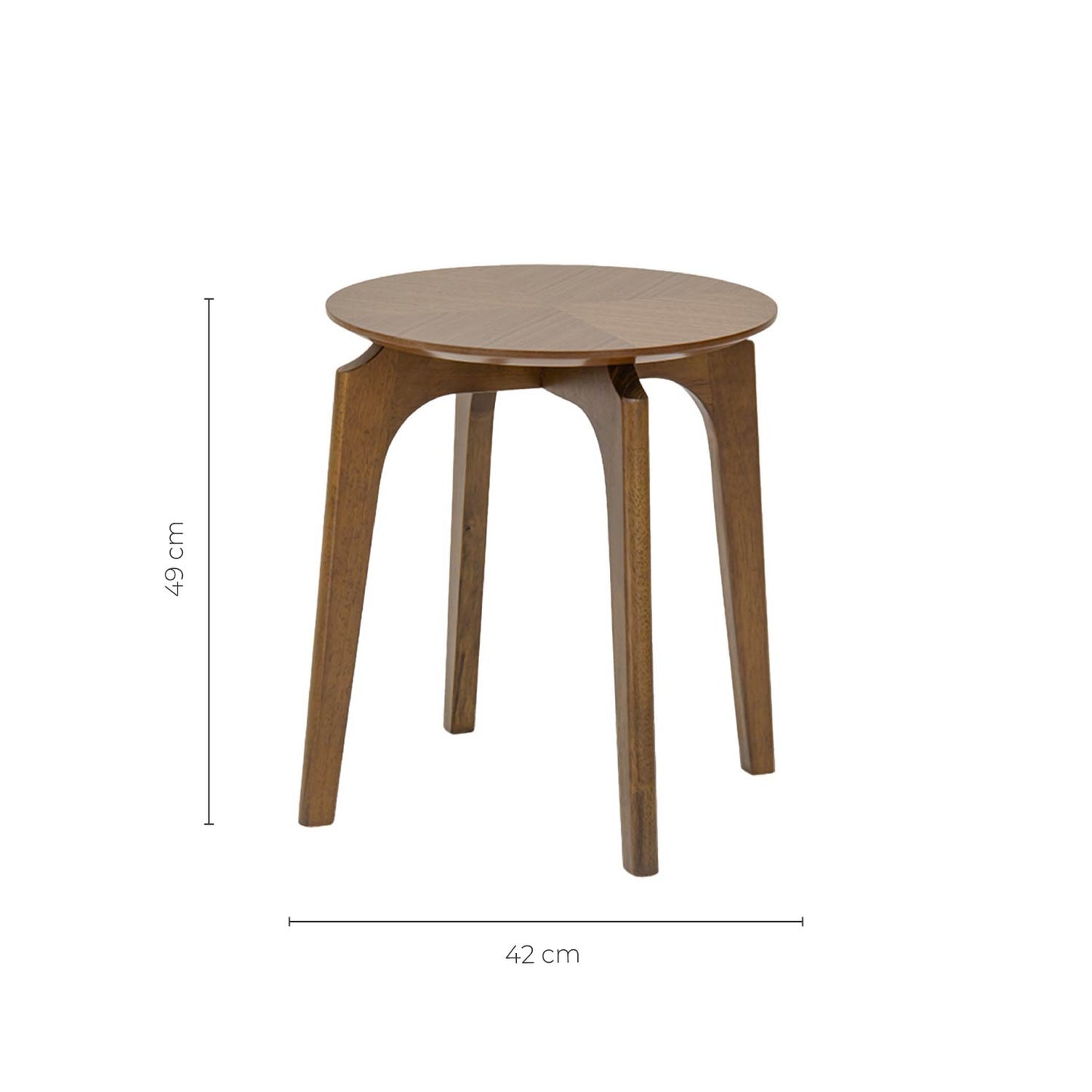 Mesa Auxiliar Bora Café Oscuro