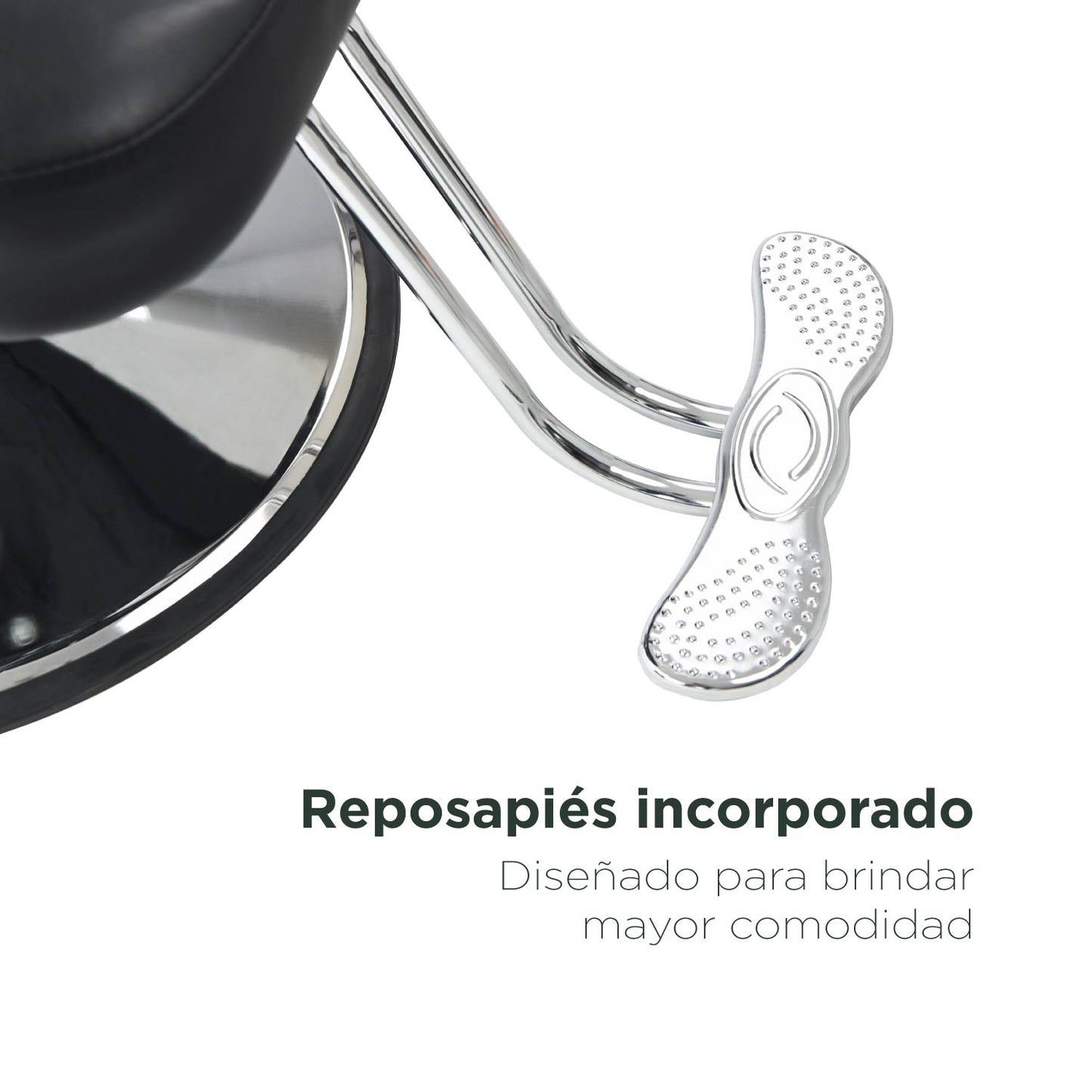 Silla Barbería Dutch Hidráulico Reclinable Negra