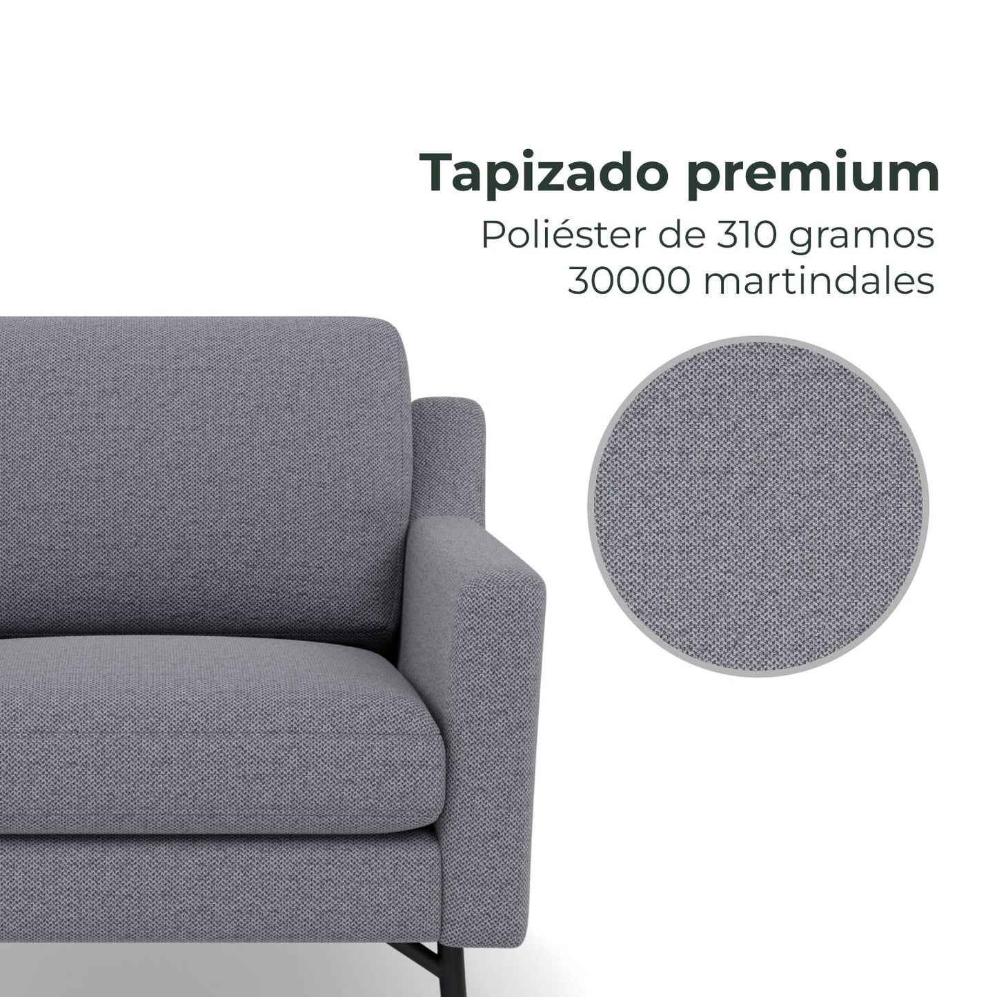 Sillón Individual Sevilla Gris