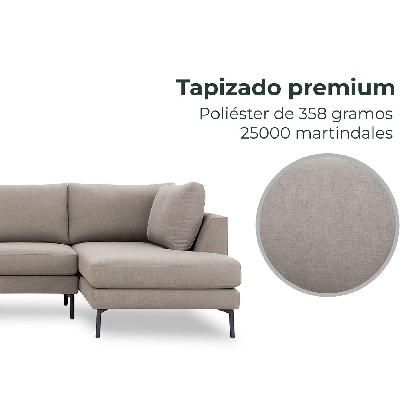 Sala Esquinero Sofa Modular Murcia Taupe