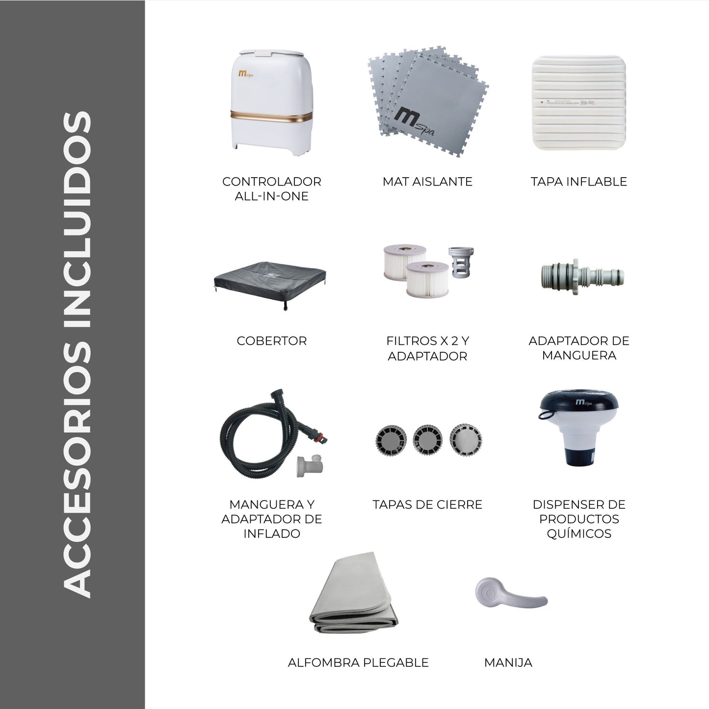 Tina Spa Hidromasaje Rígido Tribeca 6 Wifi