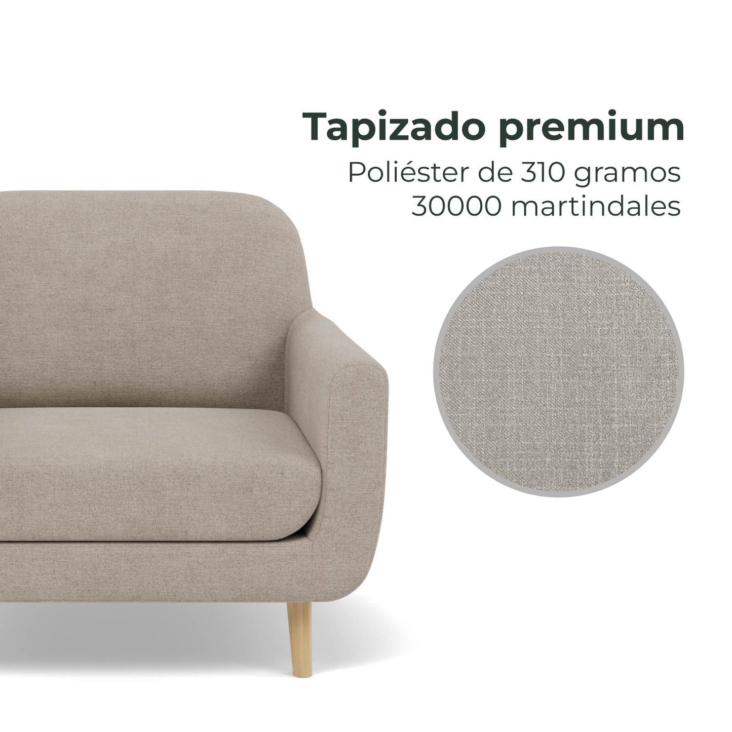 Sofá Individual Palma Beige