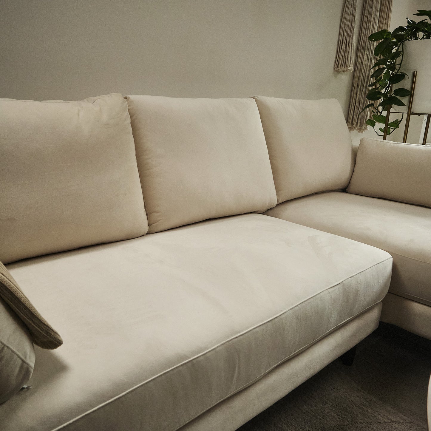 Sala Esquinero Sofa Modular Malaga Hueso