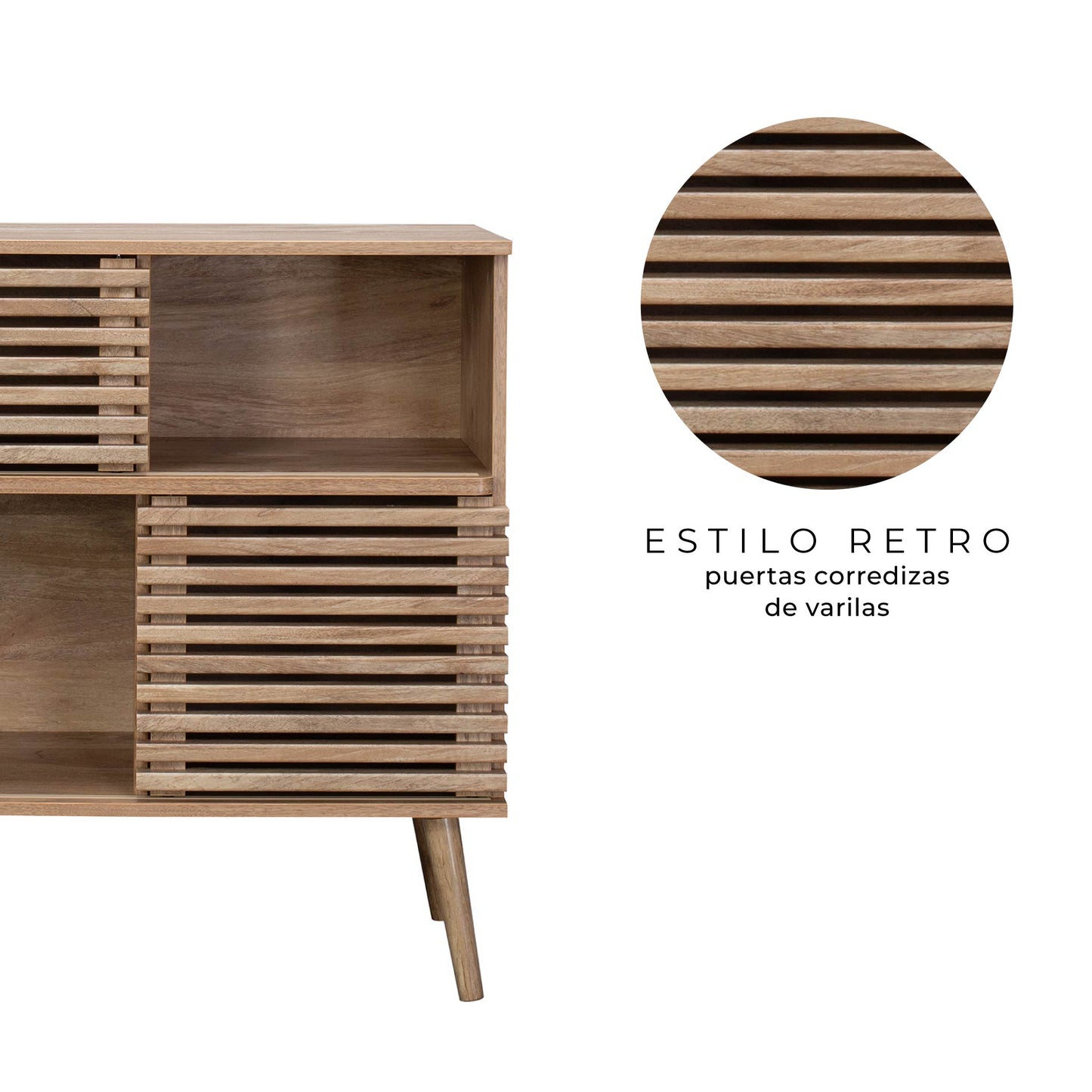 Credenza Bufetera Retro Multiusos Café