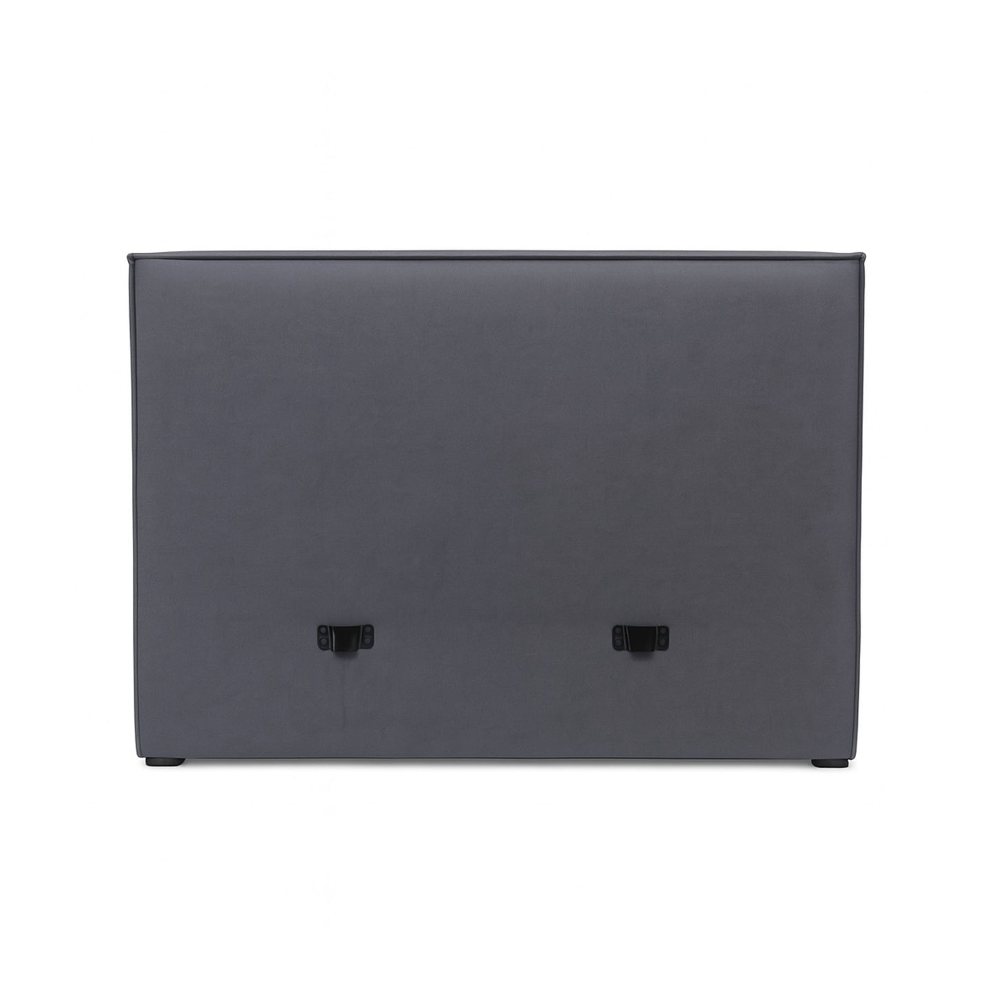 Cama Matrimonial Hera Con Cabecera Gris