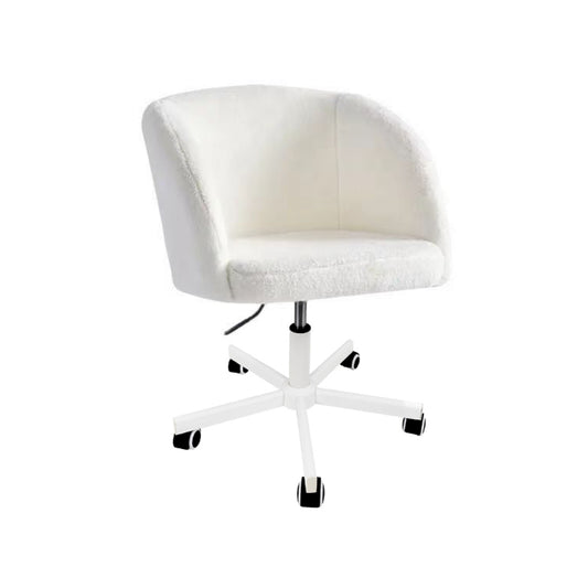Silla de Oficina Tipo Sherpa Blanca
