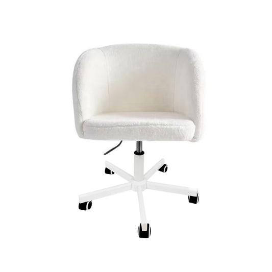 Silla de Oficina Tipo Sherpa Blanca