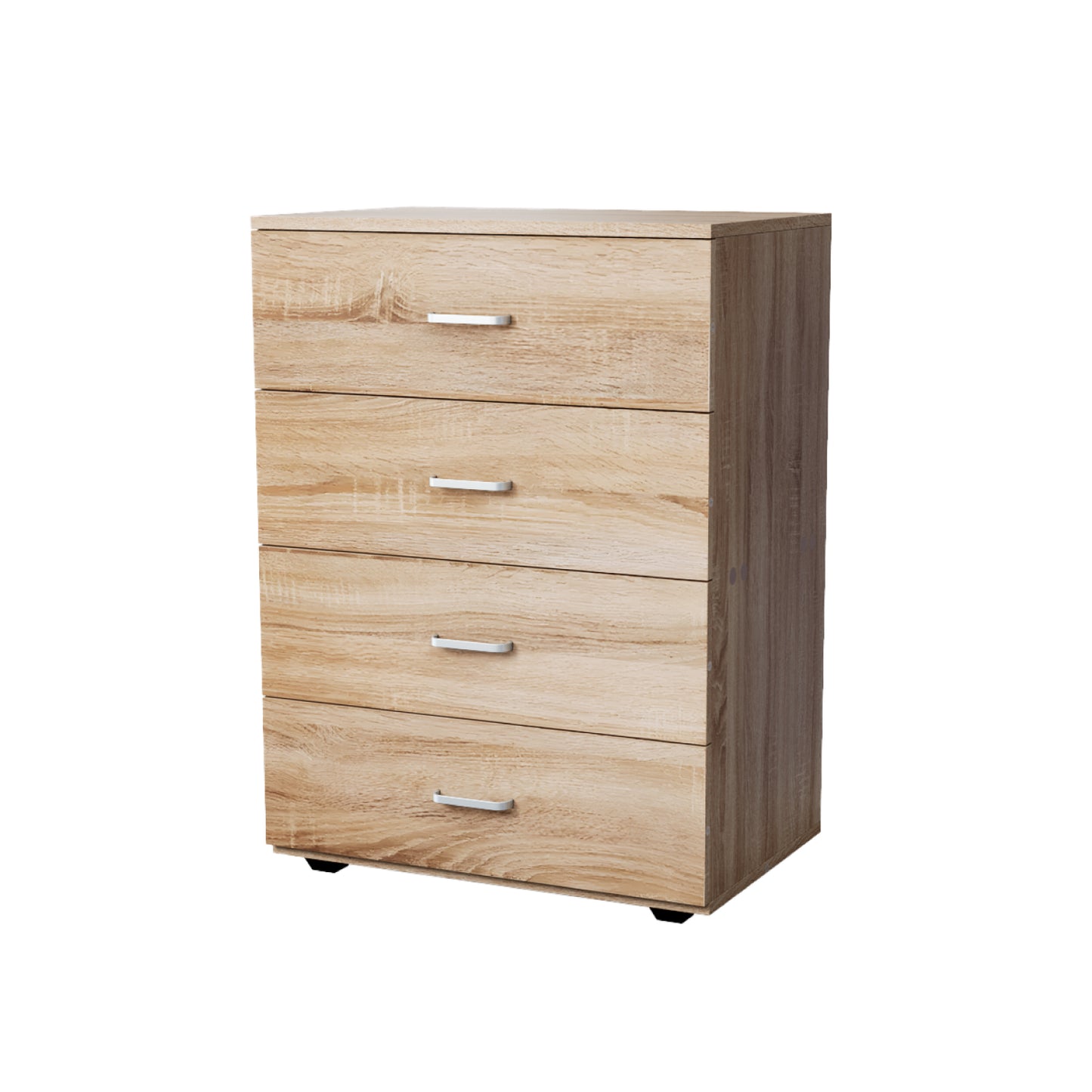 Cómoda Cajonera Minimalista Estilo Madera Roble