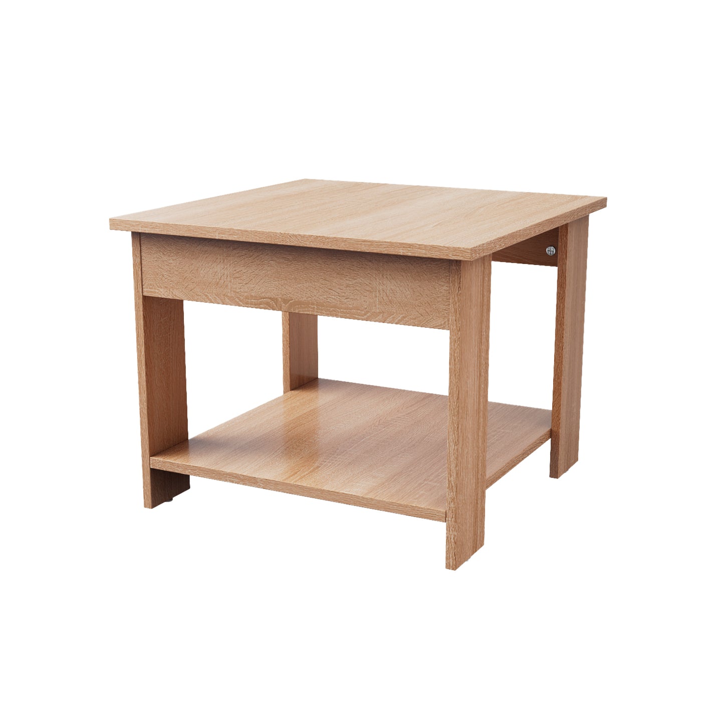 Mesa Auxiliar Minimalista Estilo Madera Roble