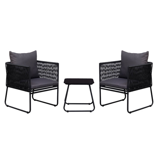 Set de Exterior Kiri 2 Sillas + Mesa Auxiliar