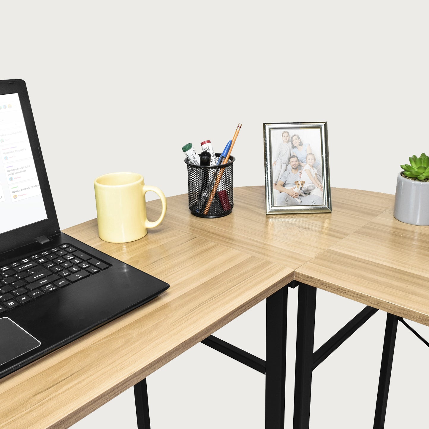 Escritorio Lima-C Minimalista con Forma de L