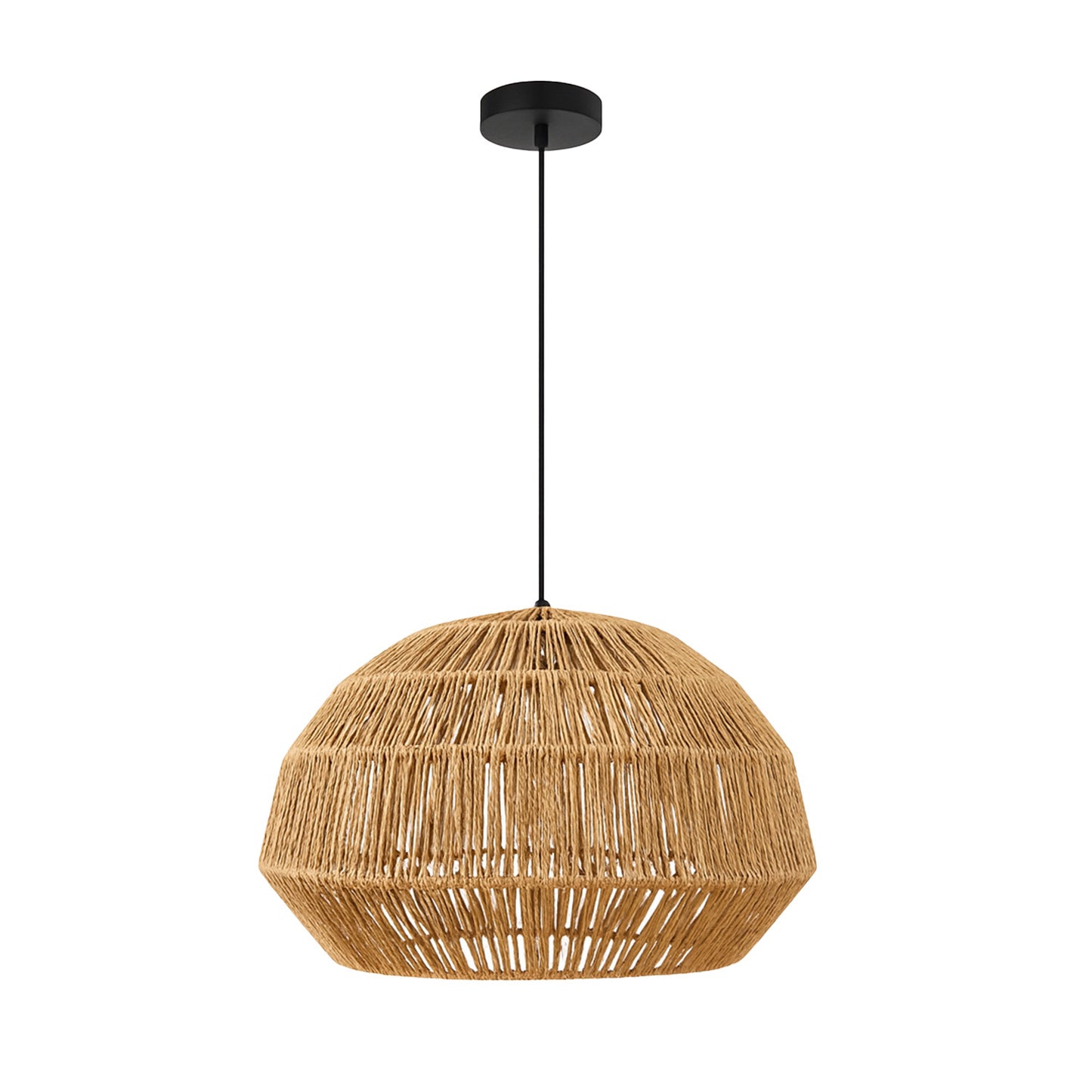 Lámpara de Techo LED Colgante Hilo Natural Café