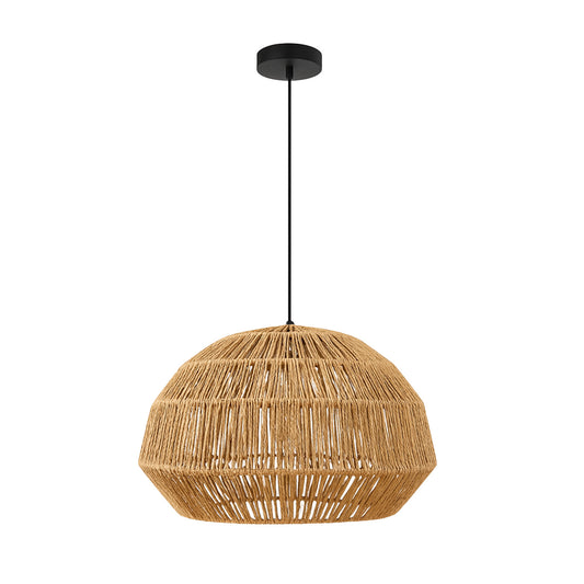 Lámpara de Techo LED Colgante Hilo Natural Café