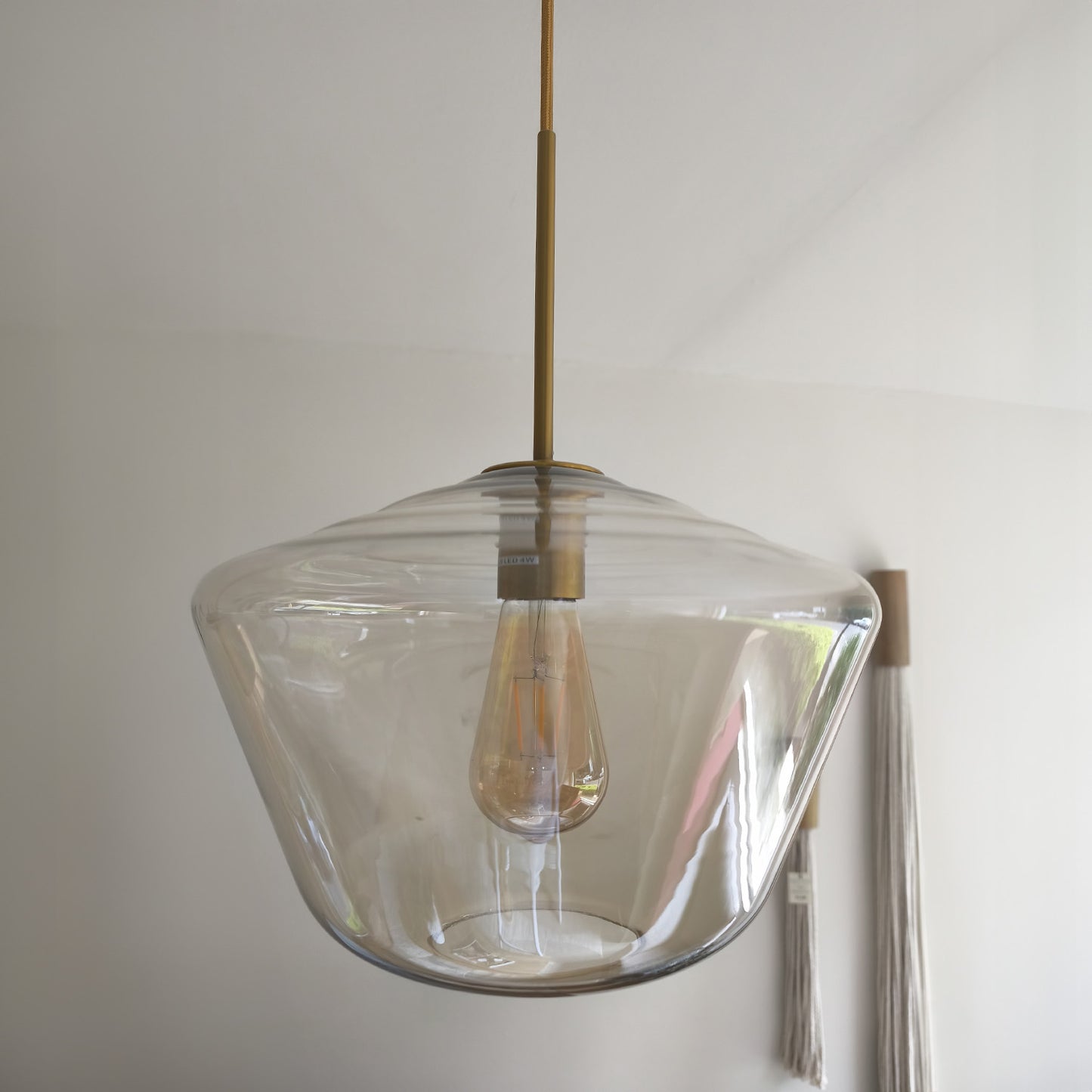 Lámpara de Techo LED Colgante Vintage Ambar