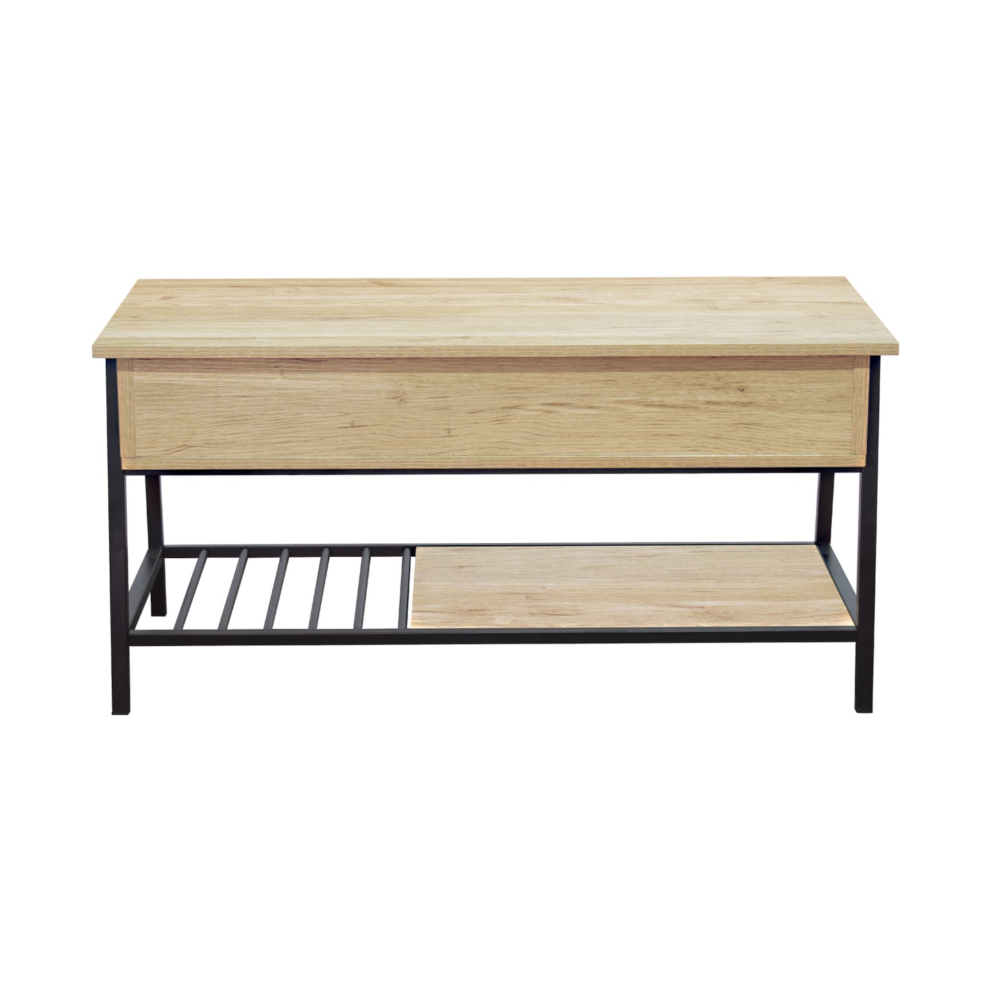 Mesa de Centro Elevable con Compartimento Interno Oculto