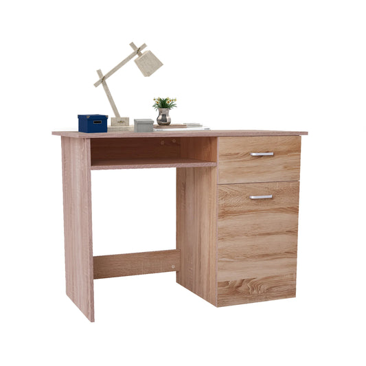 Escritorio con Cajones Minimalista Estilo Madera Roble