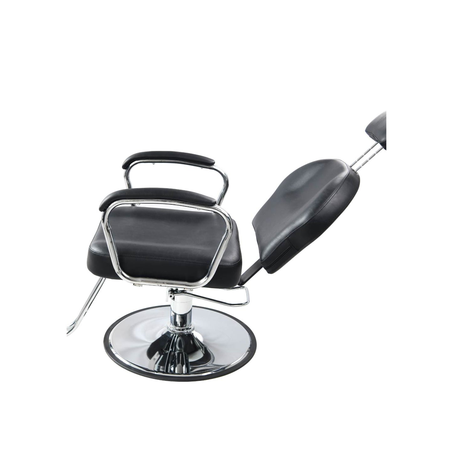 Silla Barbería Dutch Hidráulico Reclinable Negra