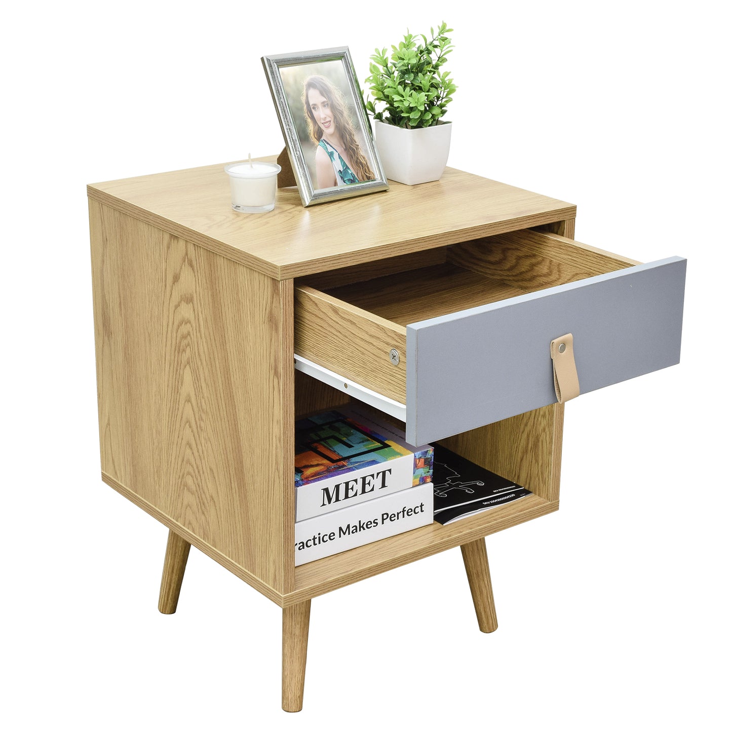 Buró Night-Grey Café y Gris