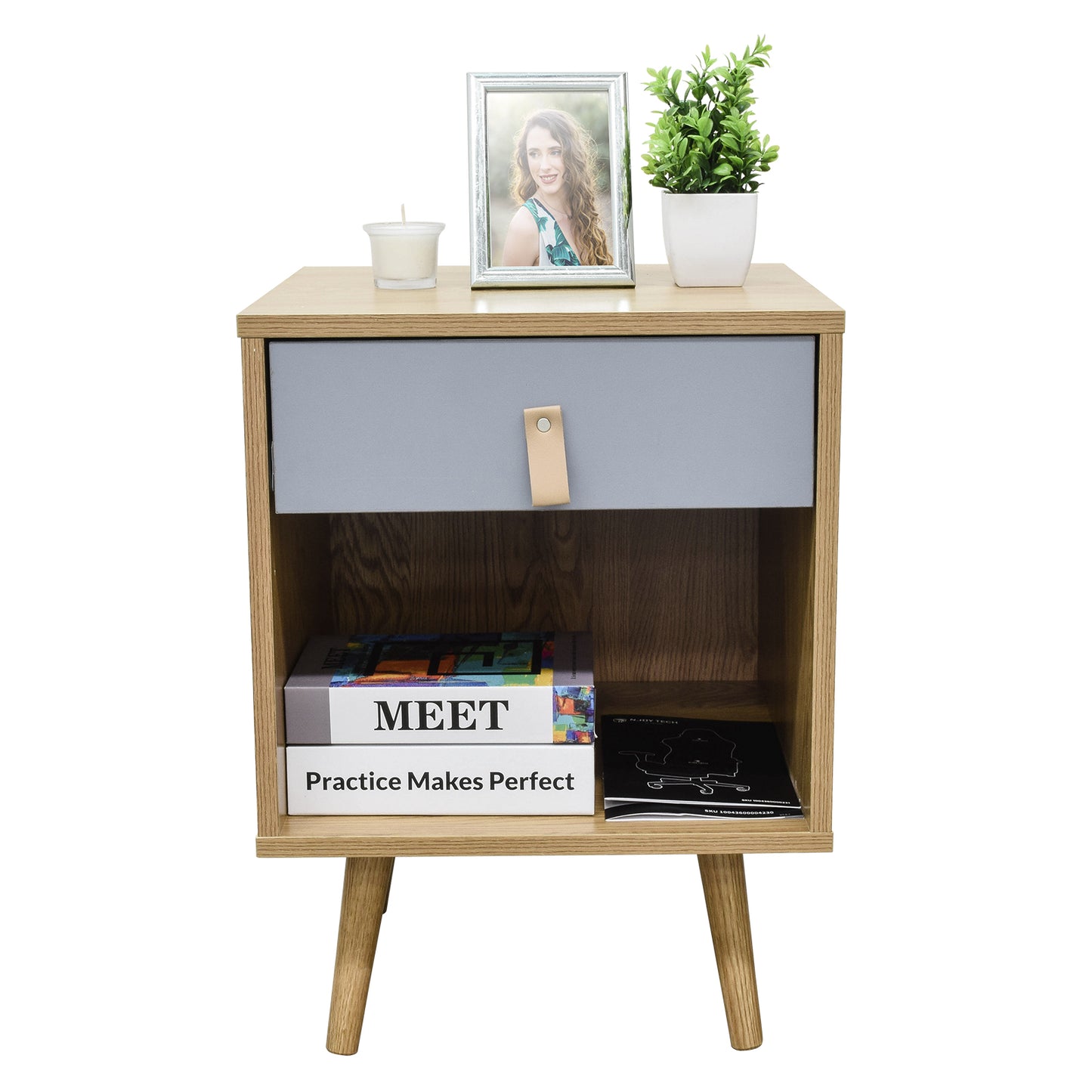 Buró Night-Grey Café y Gris