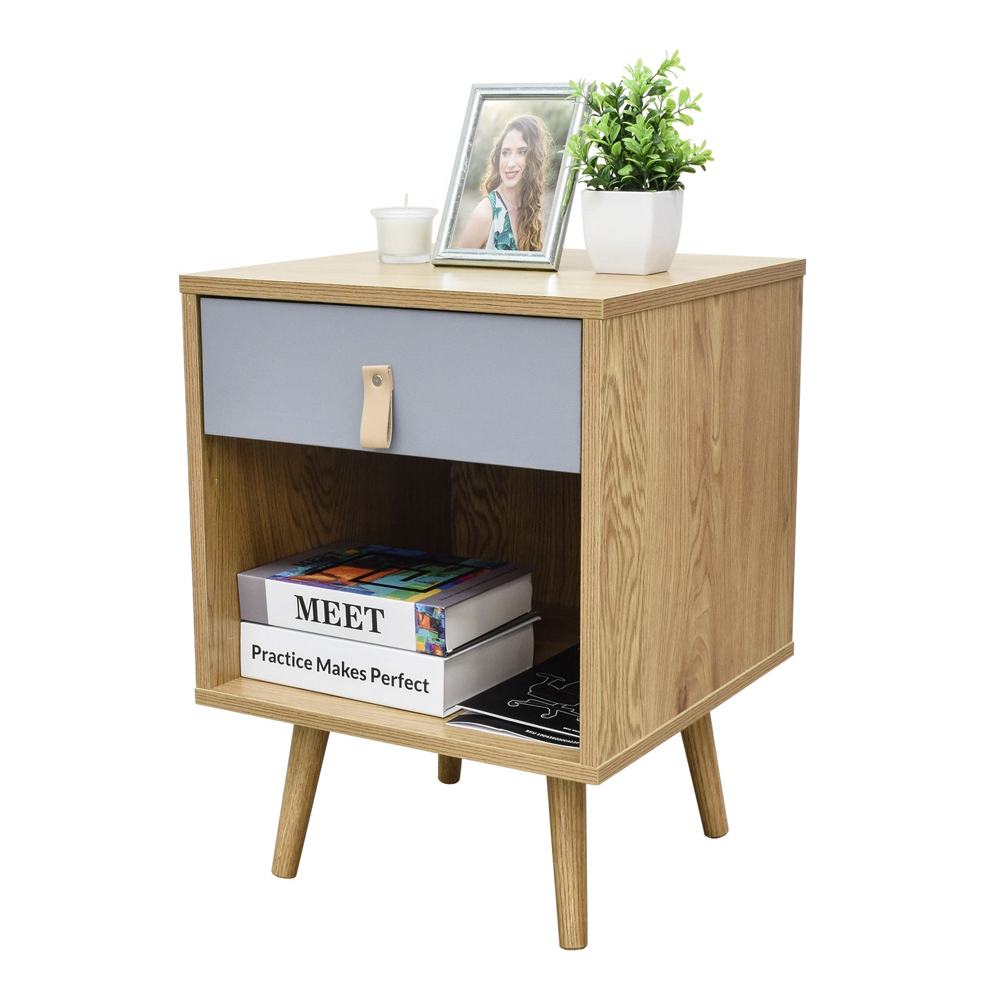 Buró Night-Grey Café y Gris