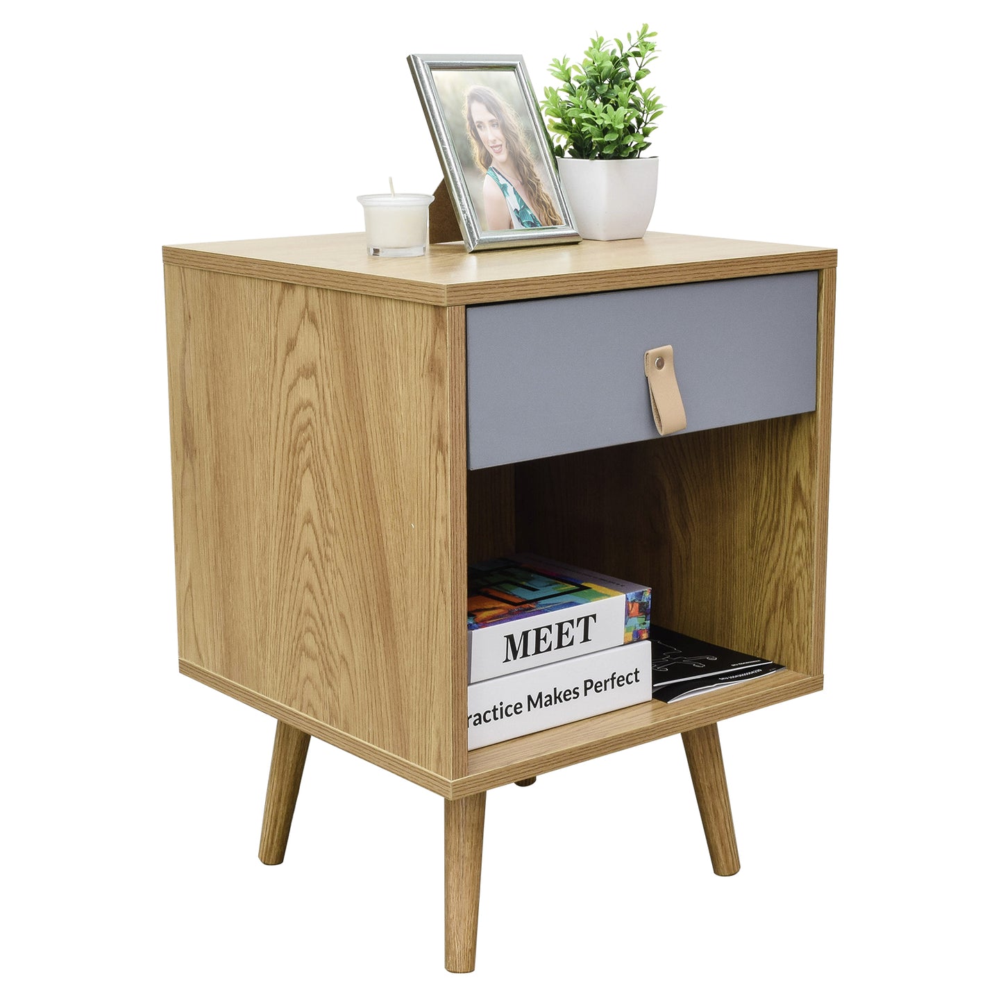 Buró Night-Grey Café y Gris