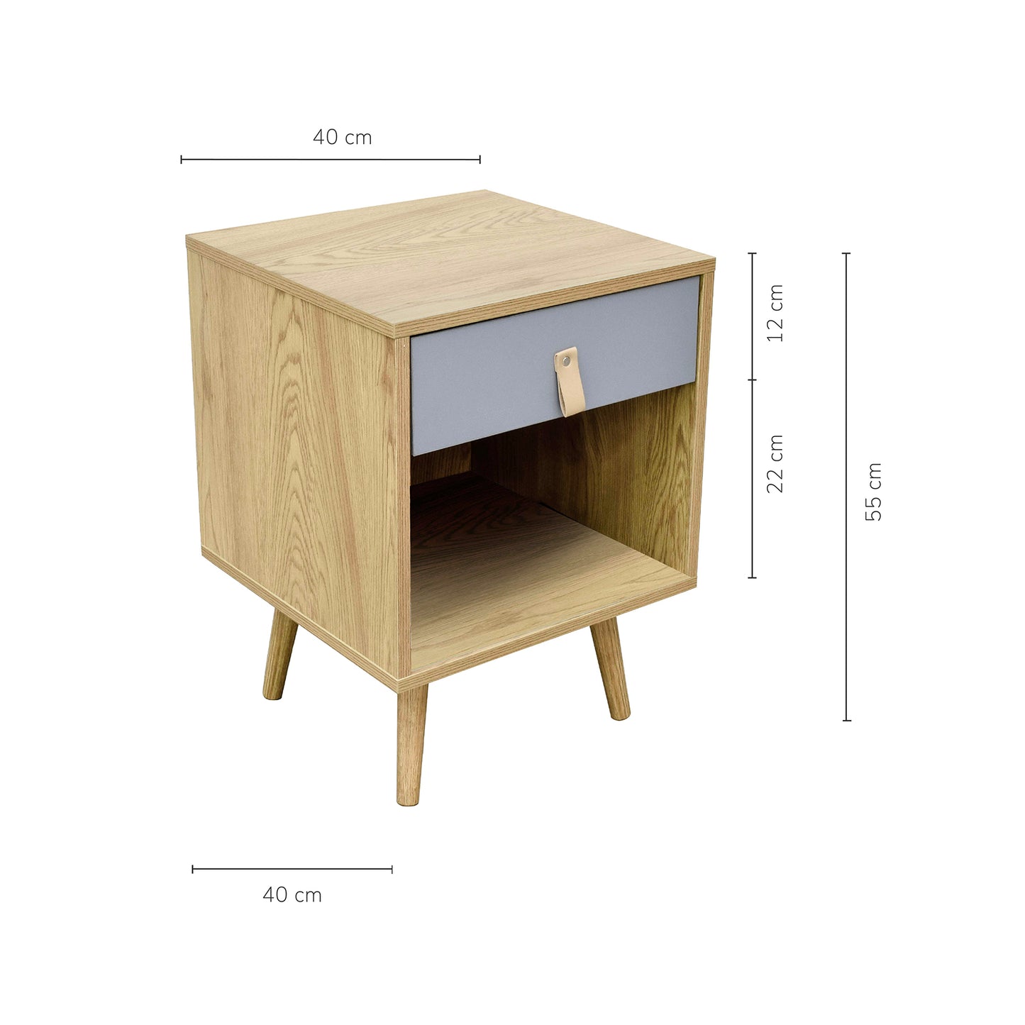 Buró Night-Grey Café y Gris