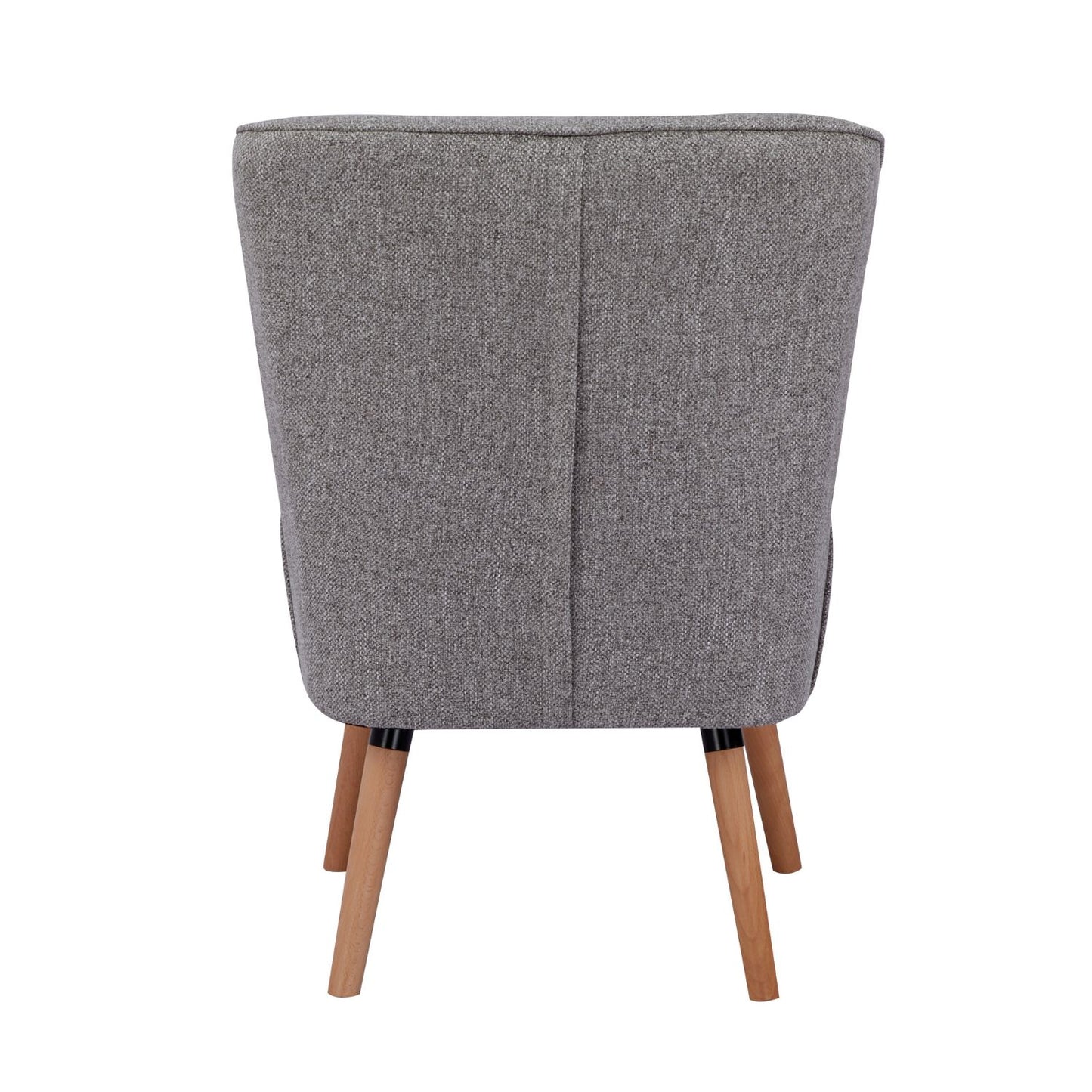 Sillón Individual Olena Tapizado Gris