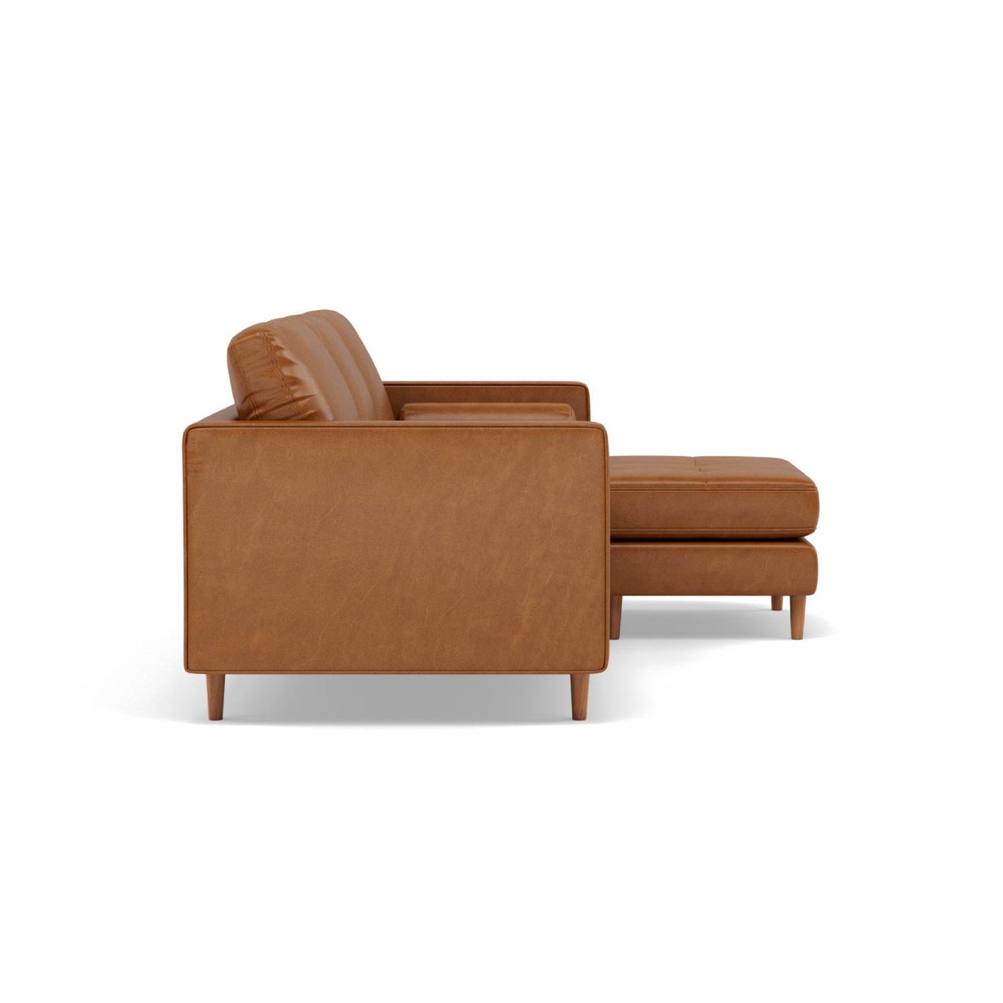 Sala Esquinero Sofa Modular Oviedo de Cuero Café