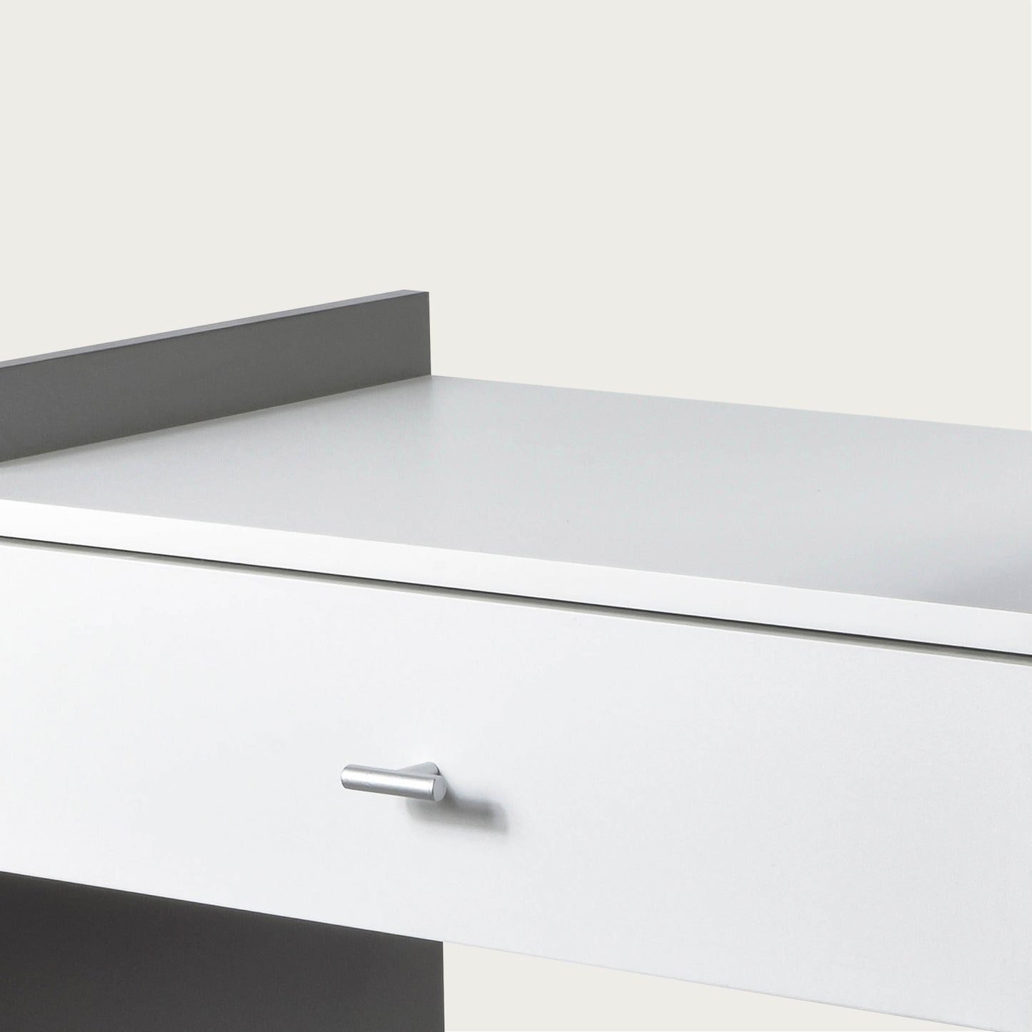 Mueble Organizador Pepper con Cajón y Estantes Gris